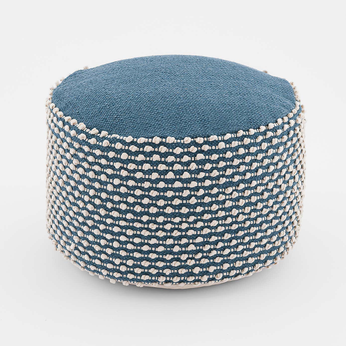 Jersey Bobble Round Pouffe