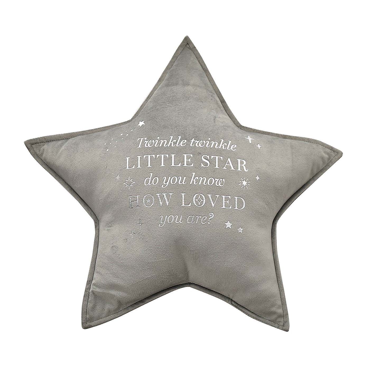 Bambino Twinkle Star Velvet Cushion