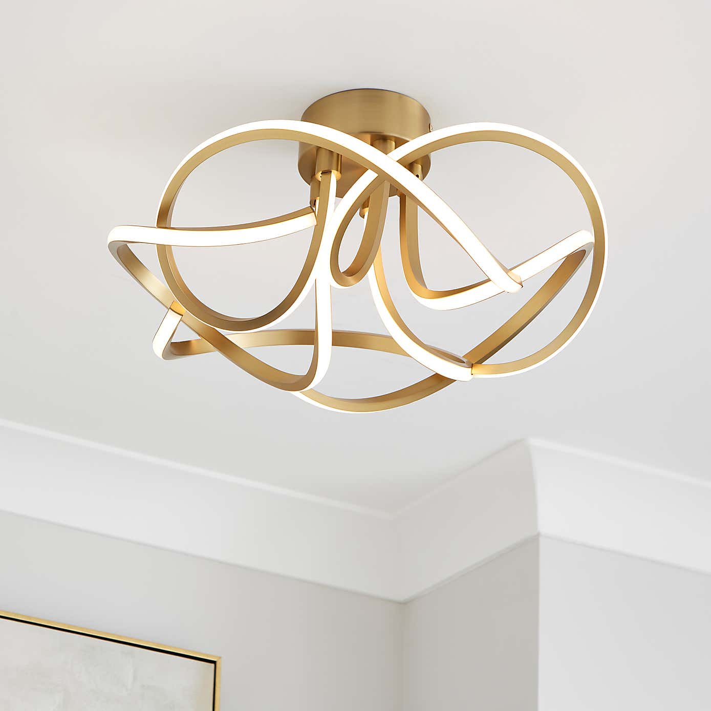 Margot Semi Flush LED Ceiling Light