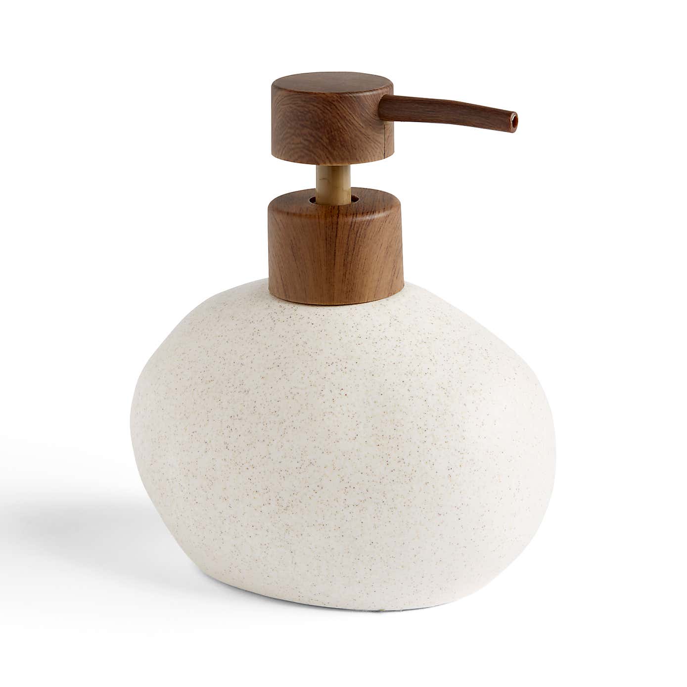 Cream Ceramic Soap Dispenser