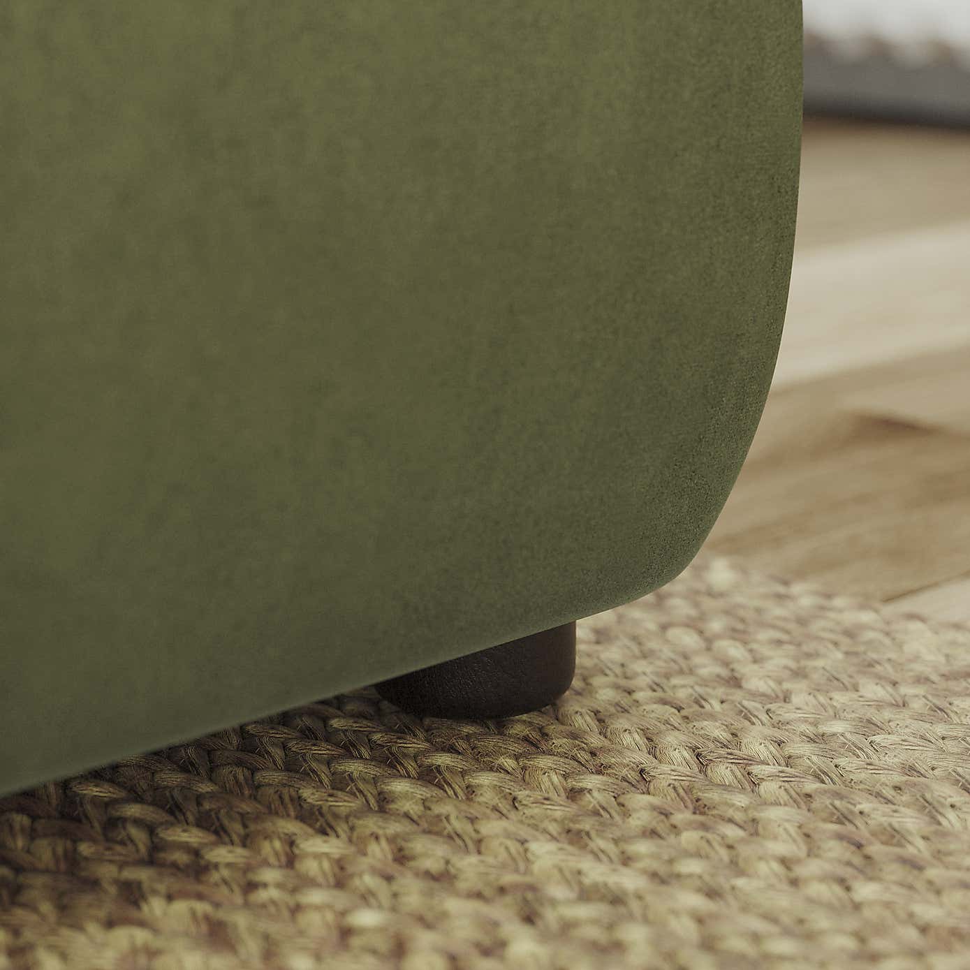 Blake Curved Arm Opulent Velvet Corner Chaise Sofa