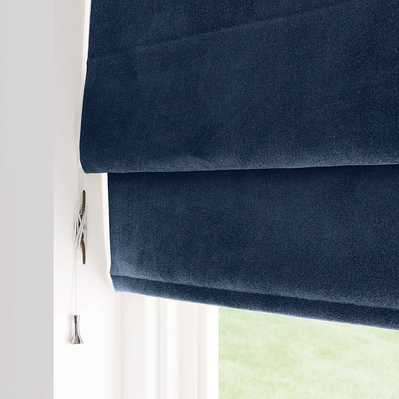 Recycled Velour Roman Blind