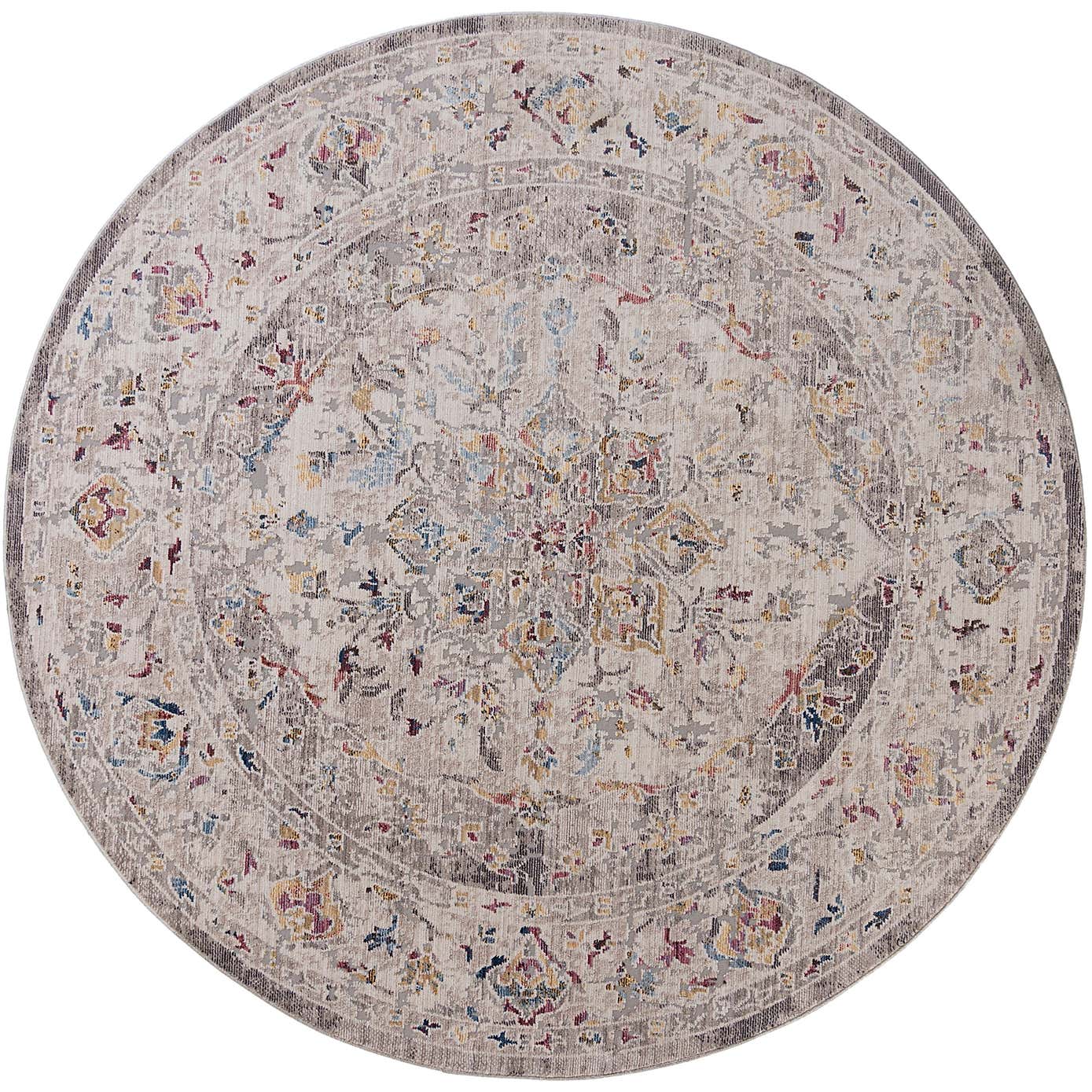 Soraya Blue Traditional Circle Rug