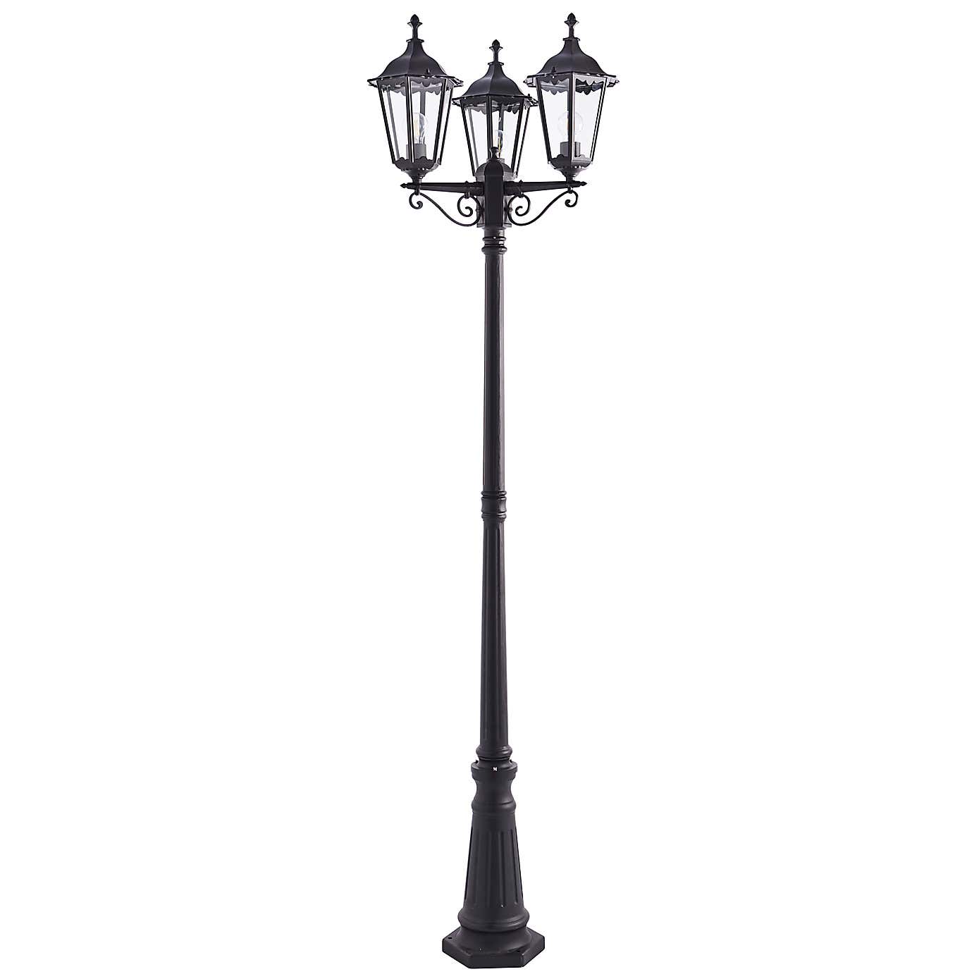 Trenton Outdoor 3 Light Lamppost