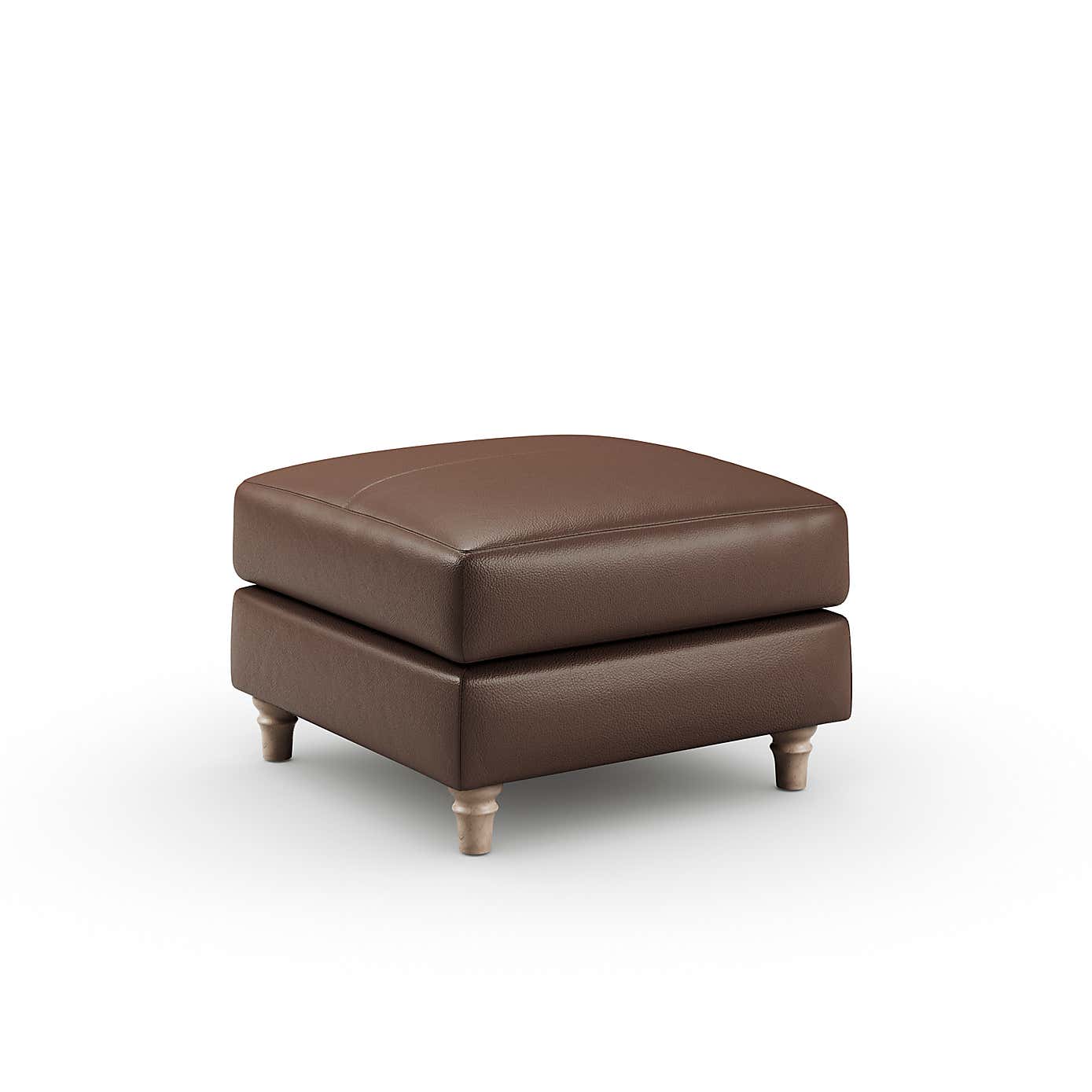Flori Classic Leather Footstool
