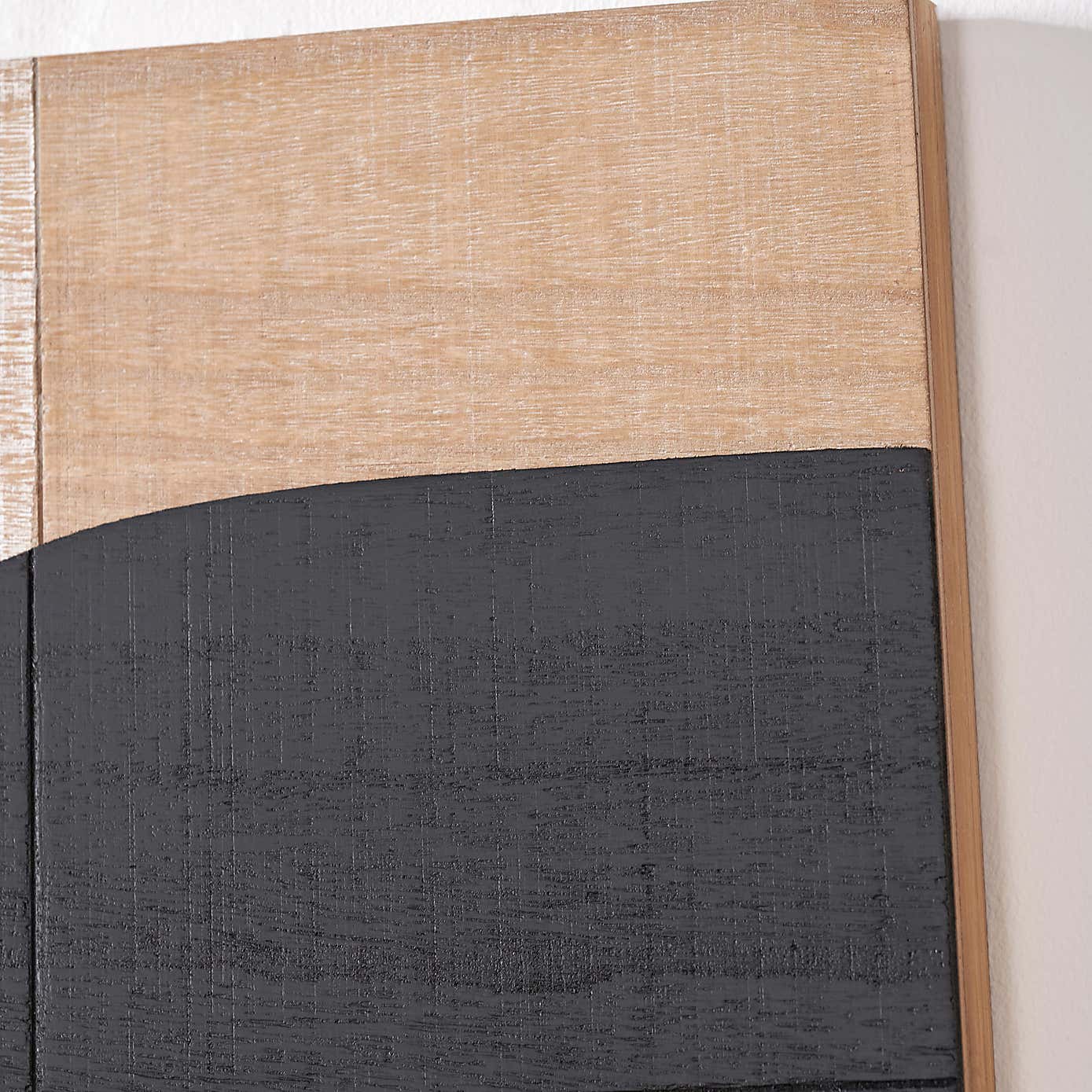 Set of 2 Wooden Textured Wall Art