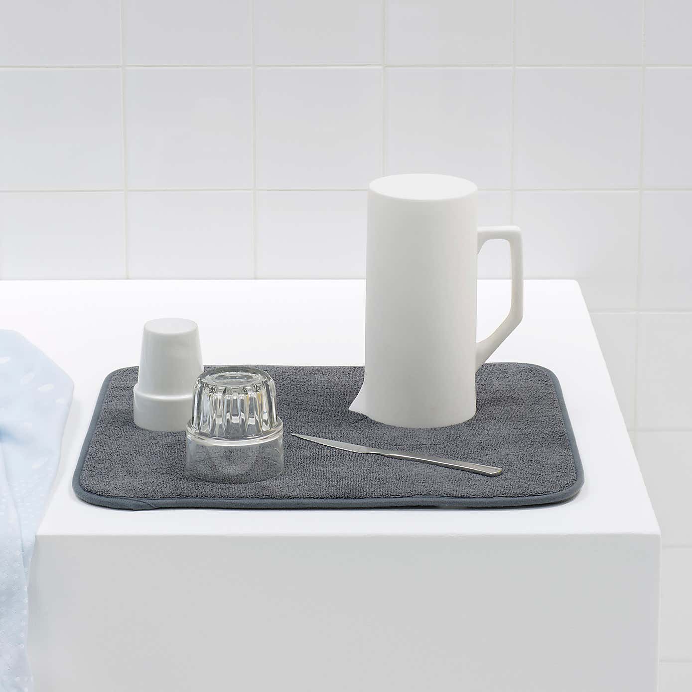 Brabantia Sinkside Dark Grey Microfibre Dish Drying Mat