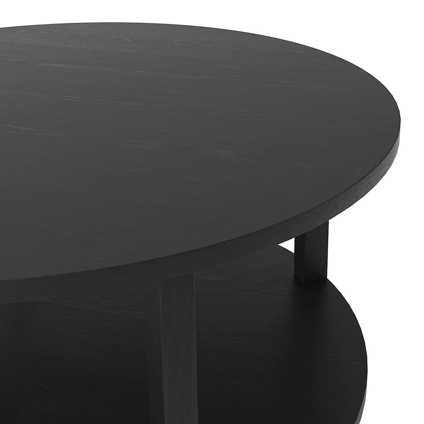 Westbrook Coffee Table, Black Oak