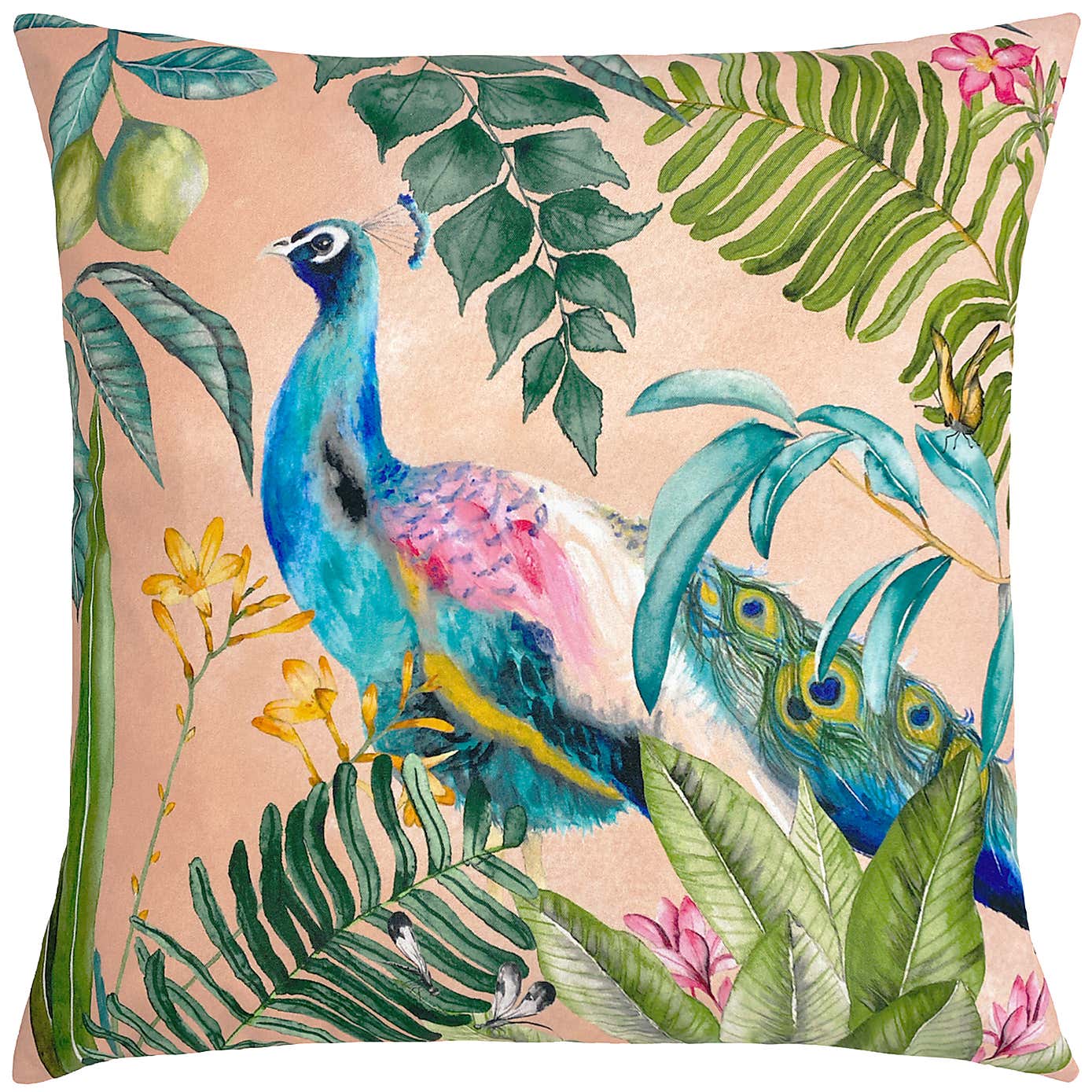 Evans Lichfield Peacock Outdoor Cushion