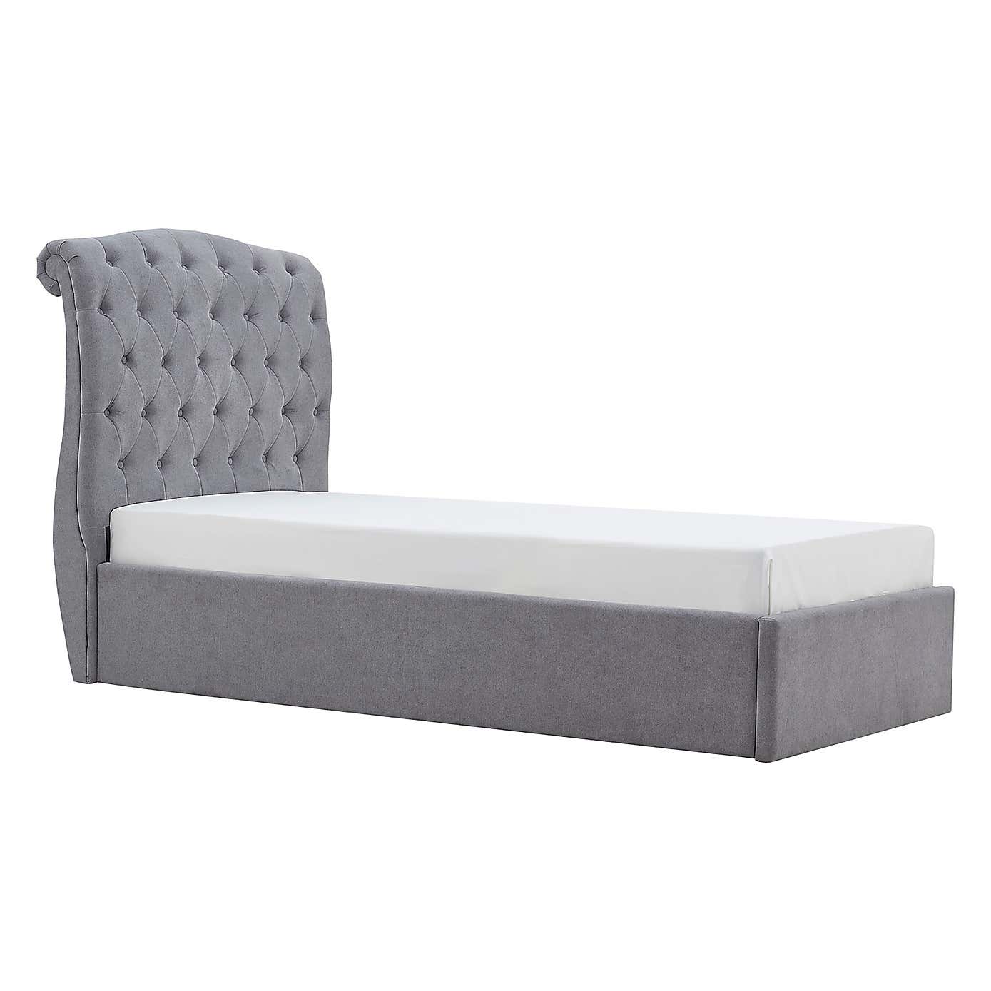 Rosa Storage Bed Charcoal