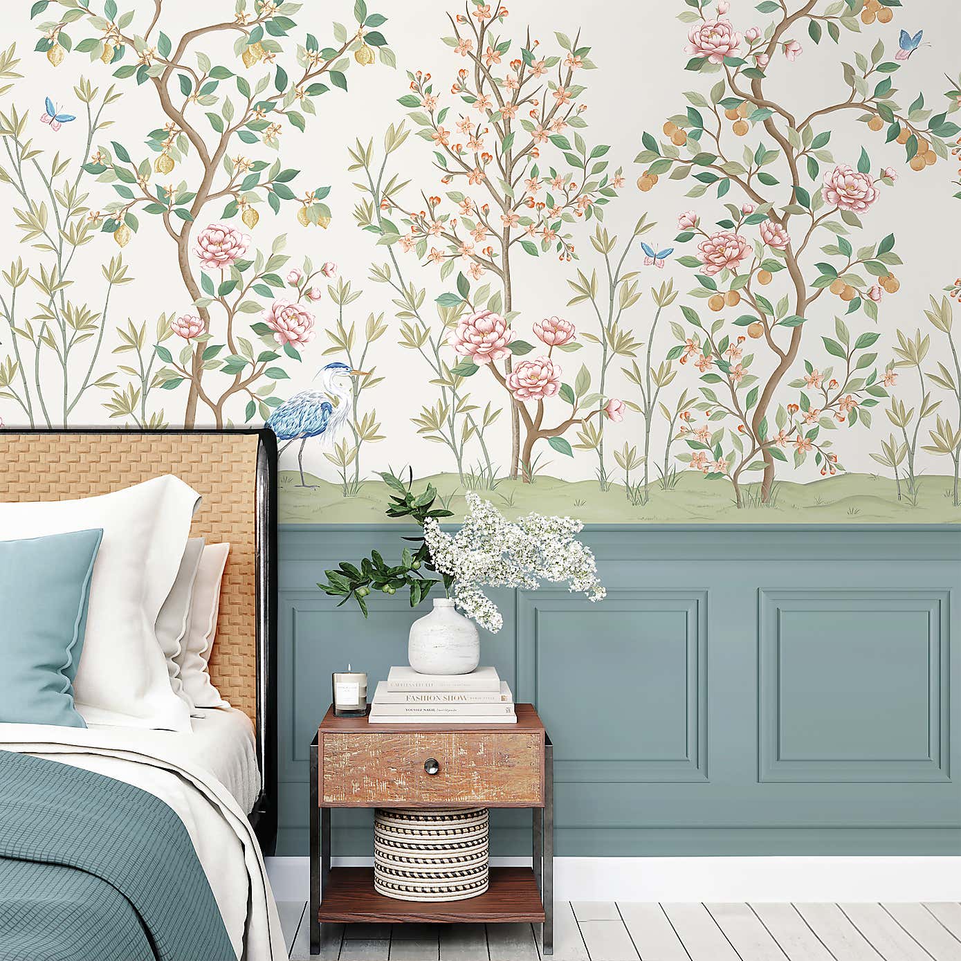 Chinoiserie Panelling Wall Mural