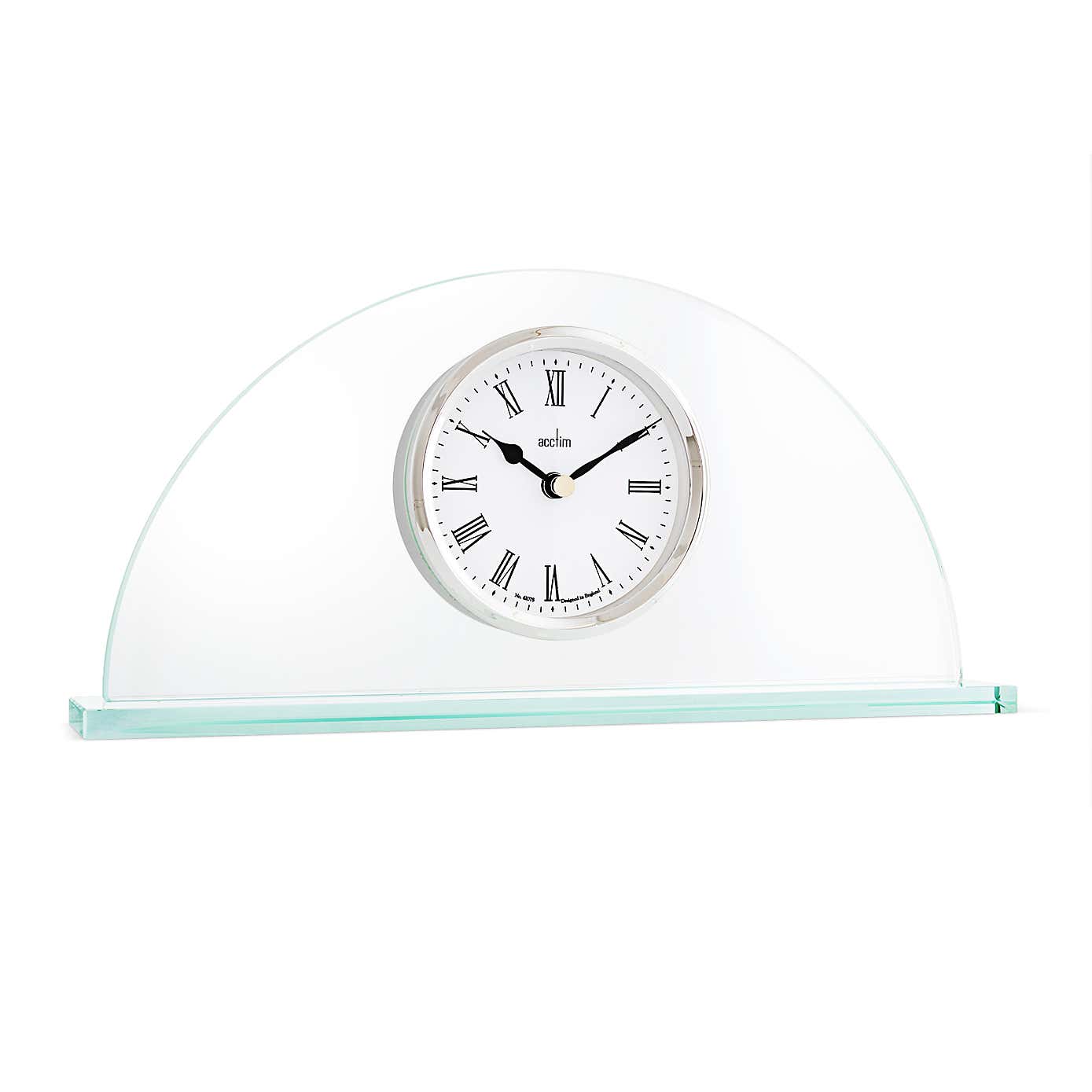 Acctim Milton Glass Mantel Clock
