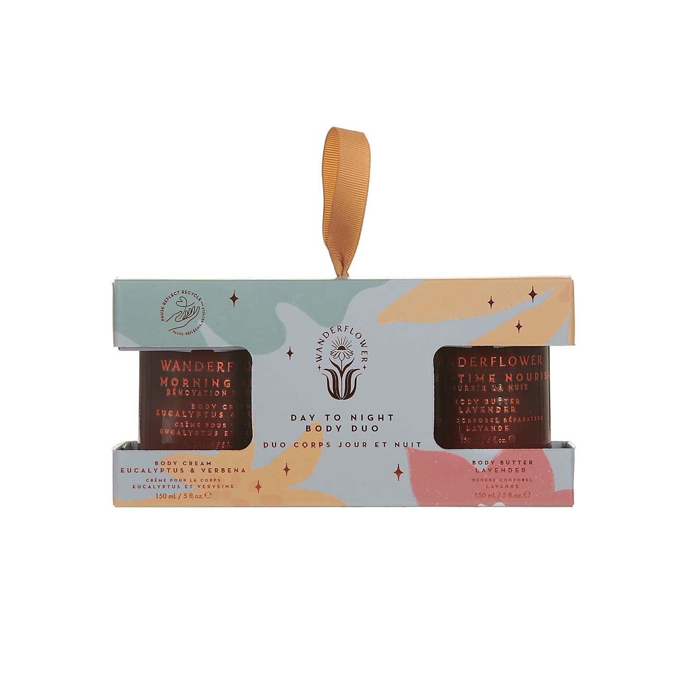 Set of Two Upper Canada Wanderflower Day to Night Body Wash