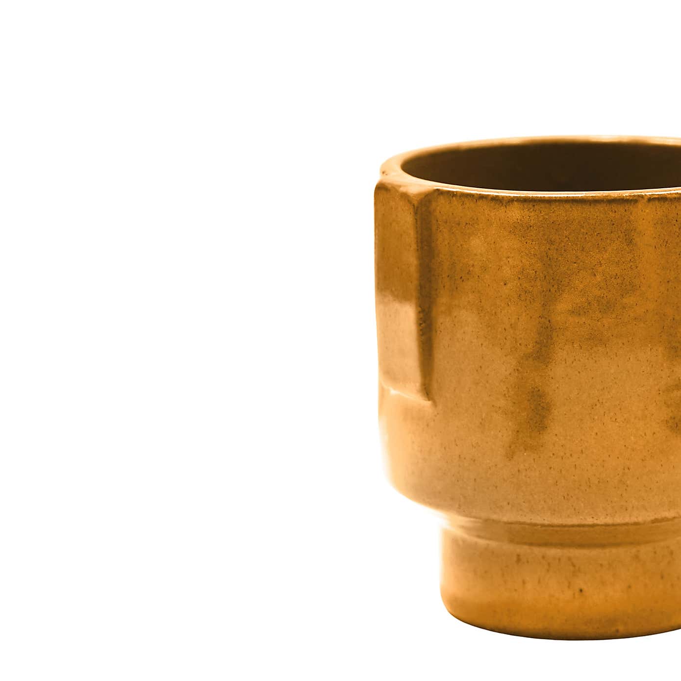 Aries Glazed Handles Planter