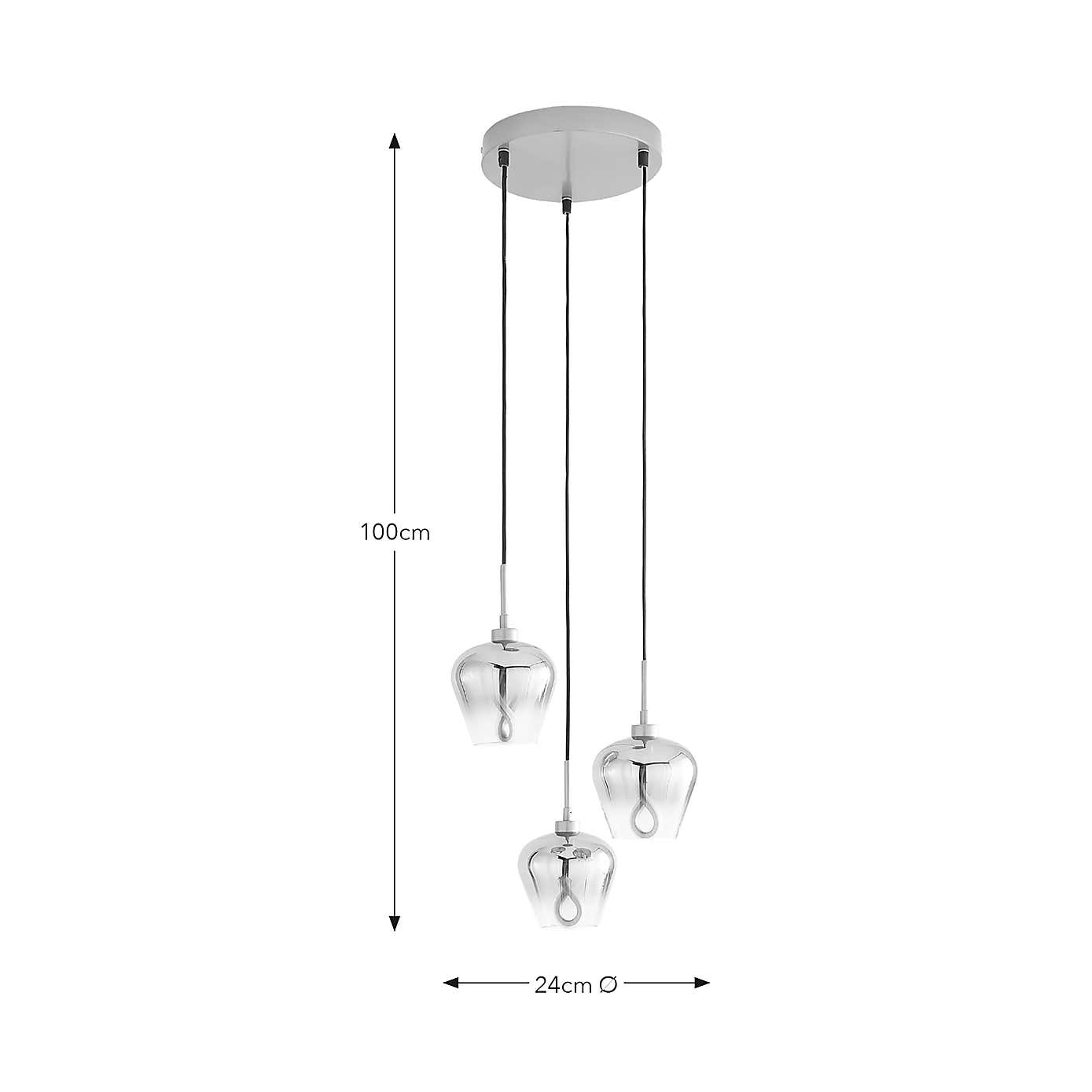 Aurora 3 Light LED Cluster Ceiling Light