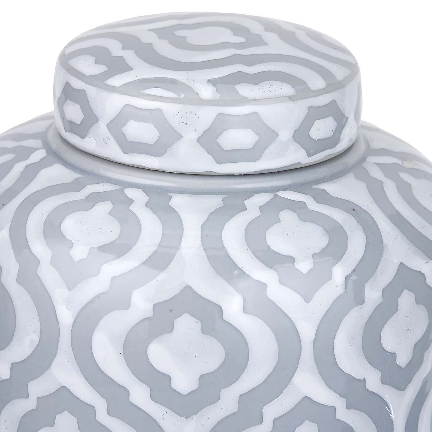 Celia Pattern Ceramic Ginger Jar