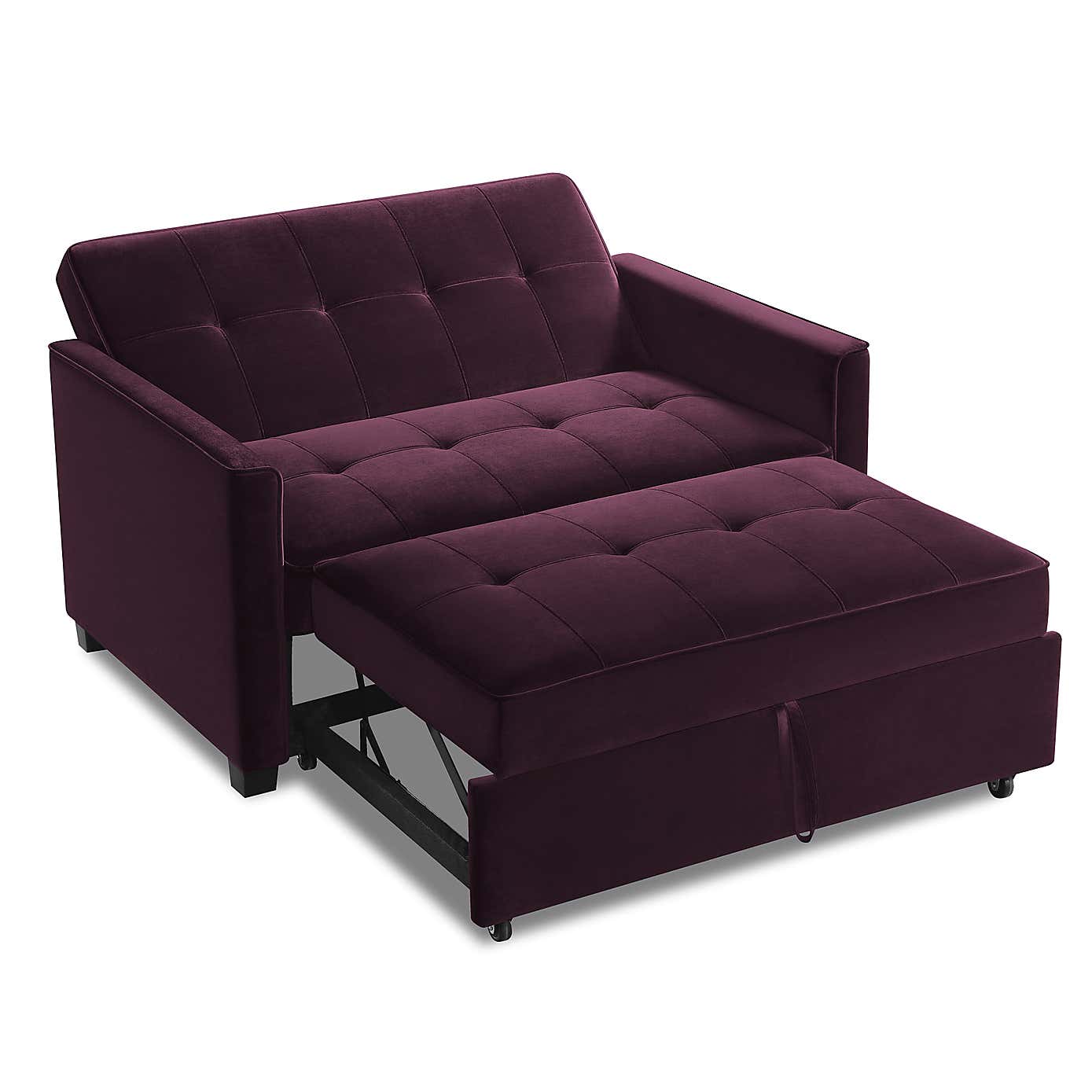 Summer Velvet 2 Seater Sofa Bed