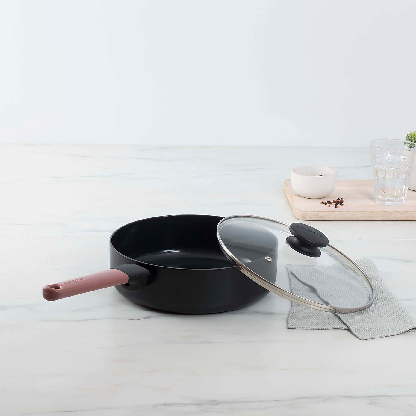 Brabantia Non-Stick Aluminium Skillet Pan, 24cm