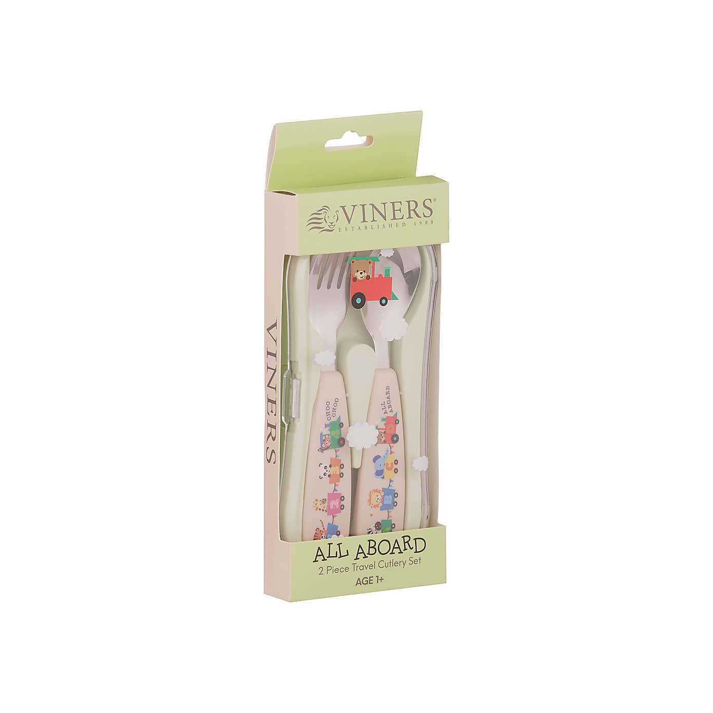 All Abroad 2 Piece Travel Cutlery Set