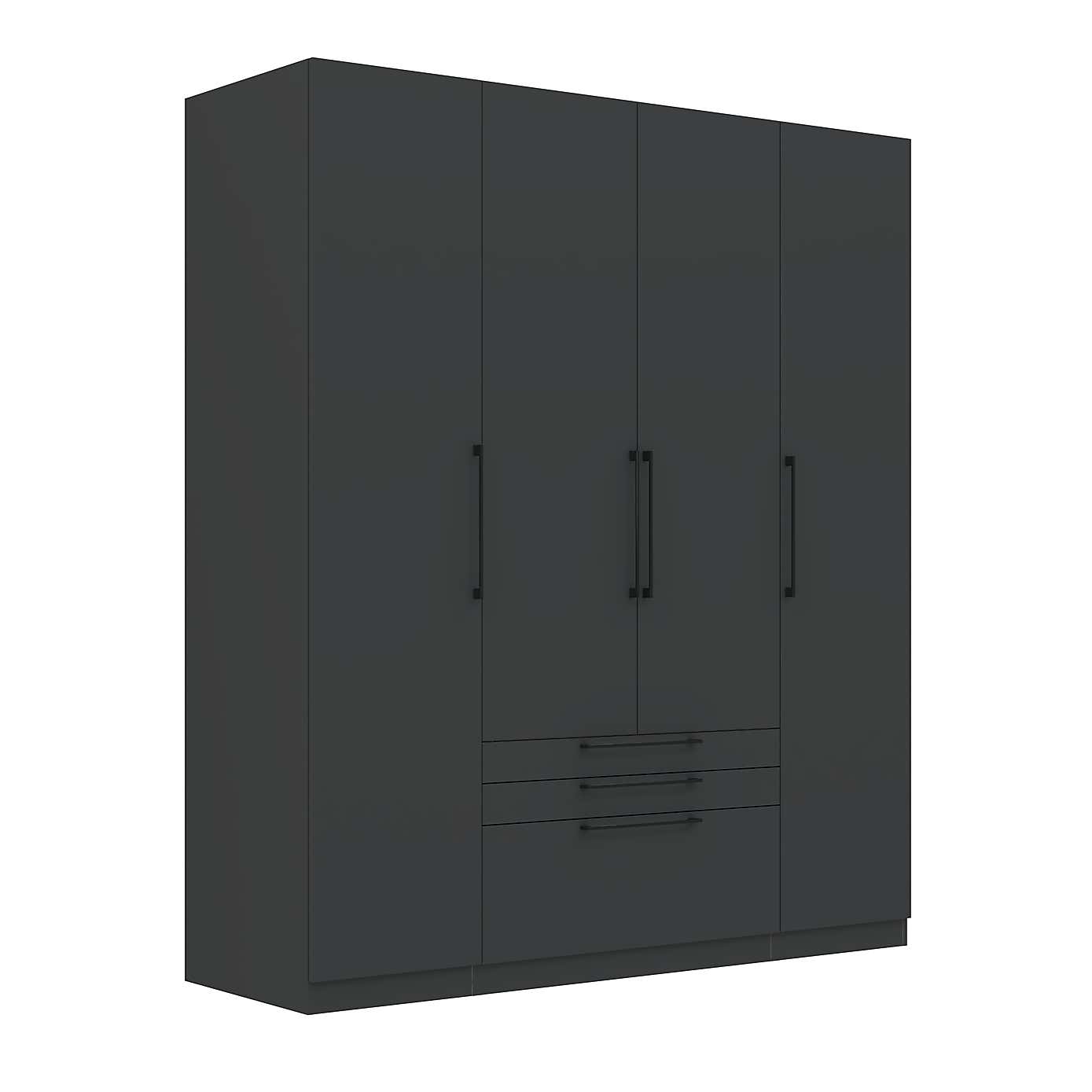 Foster 4 Door 3 Drawer Wardrobe