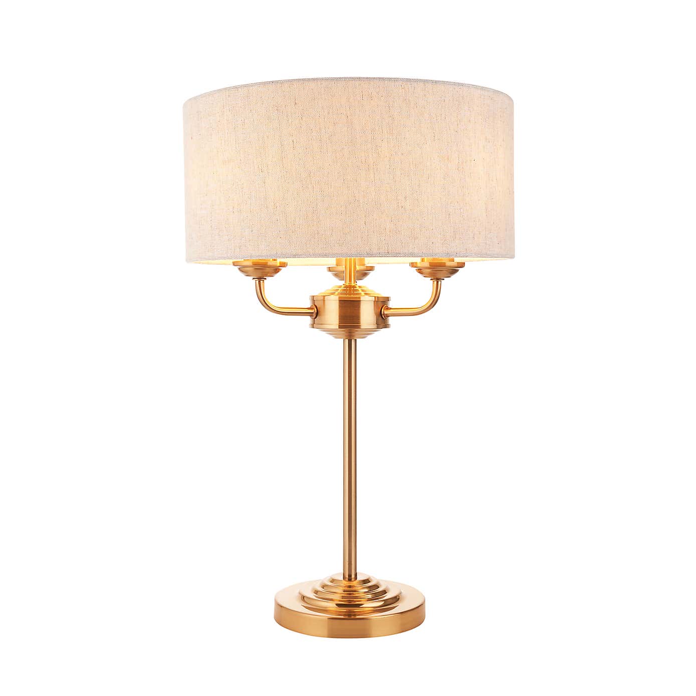 Vogue Sandringham Mid Century 3 Light Table Lamp
