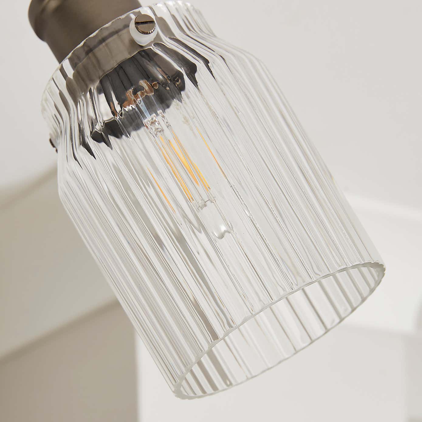 Tobias Industrial Ribbed 4 Light Adjustable Spotlight Bar