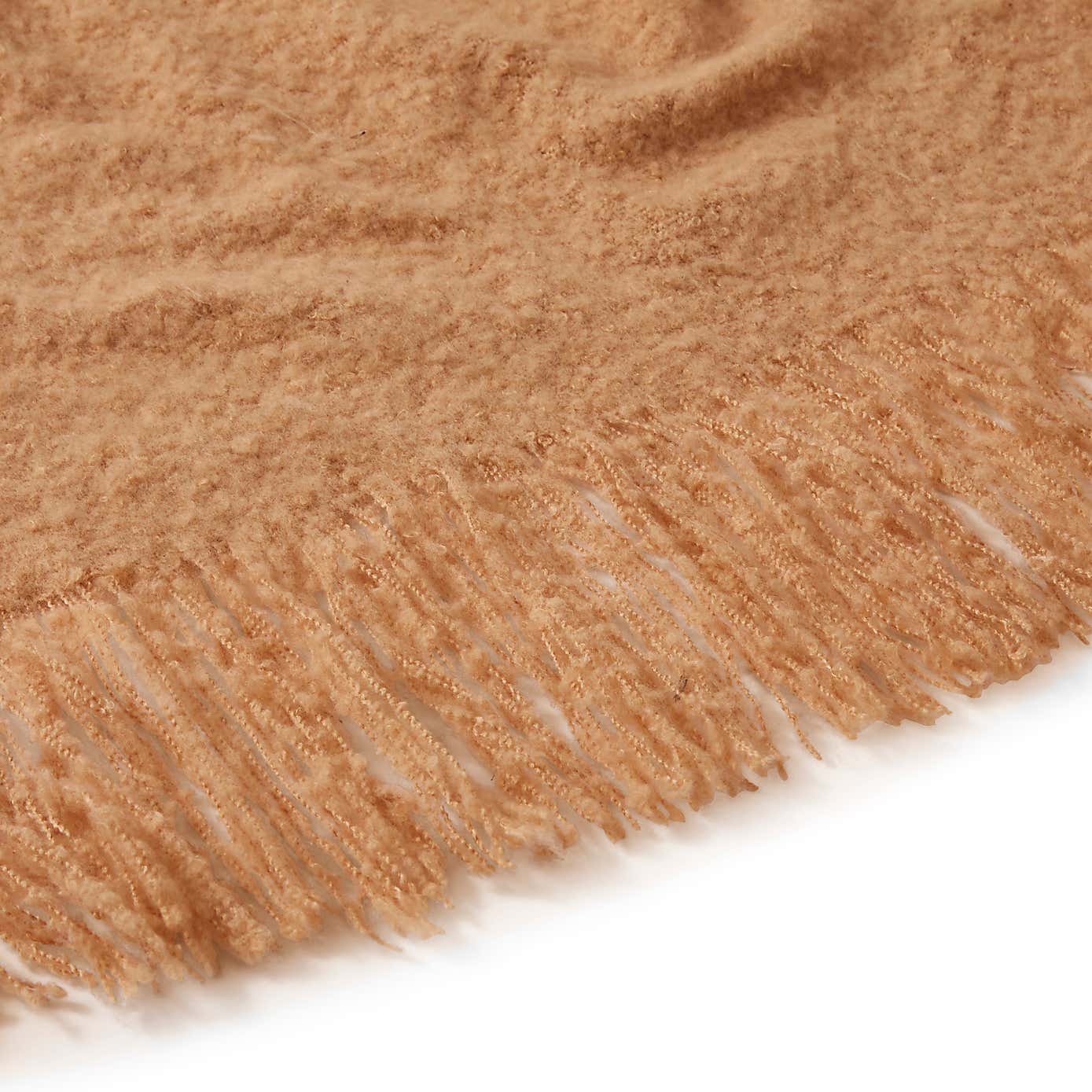 Brushed Boucle Throw