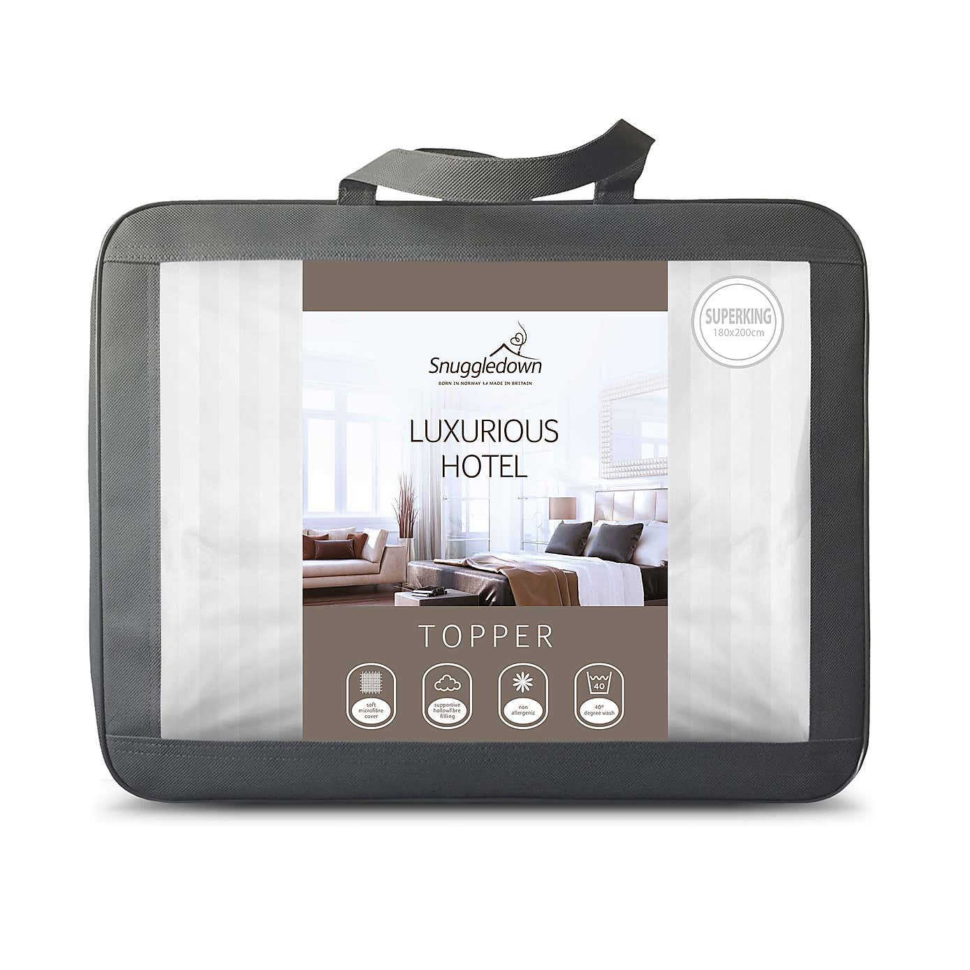 Snuggledown Luxurious Hotel Mattress Topper