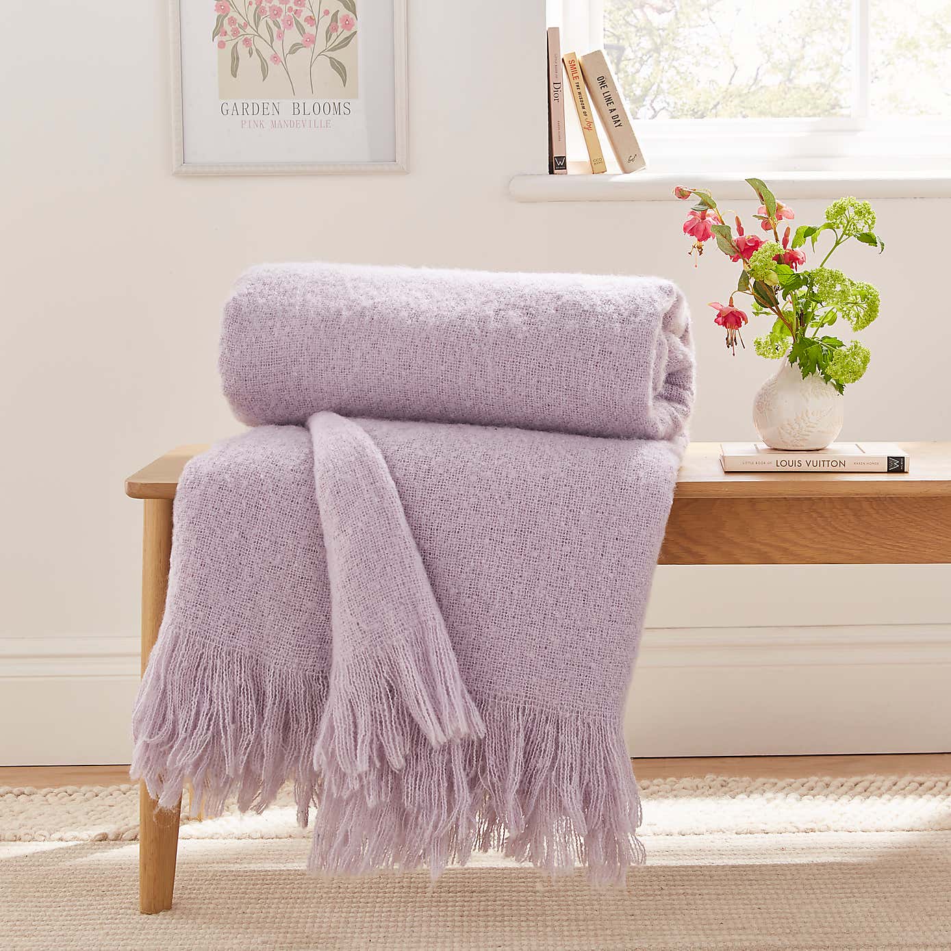 Faux Mohair Throw 235cm x 235cm