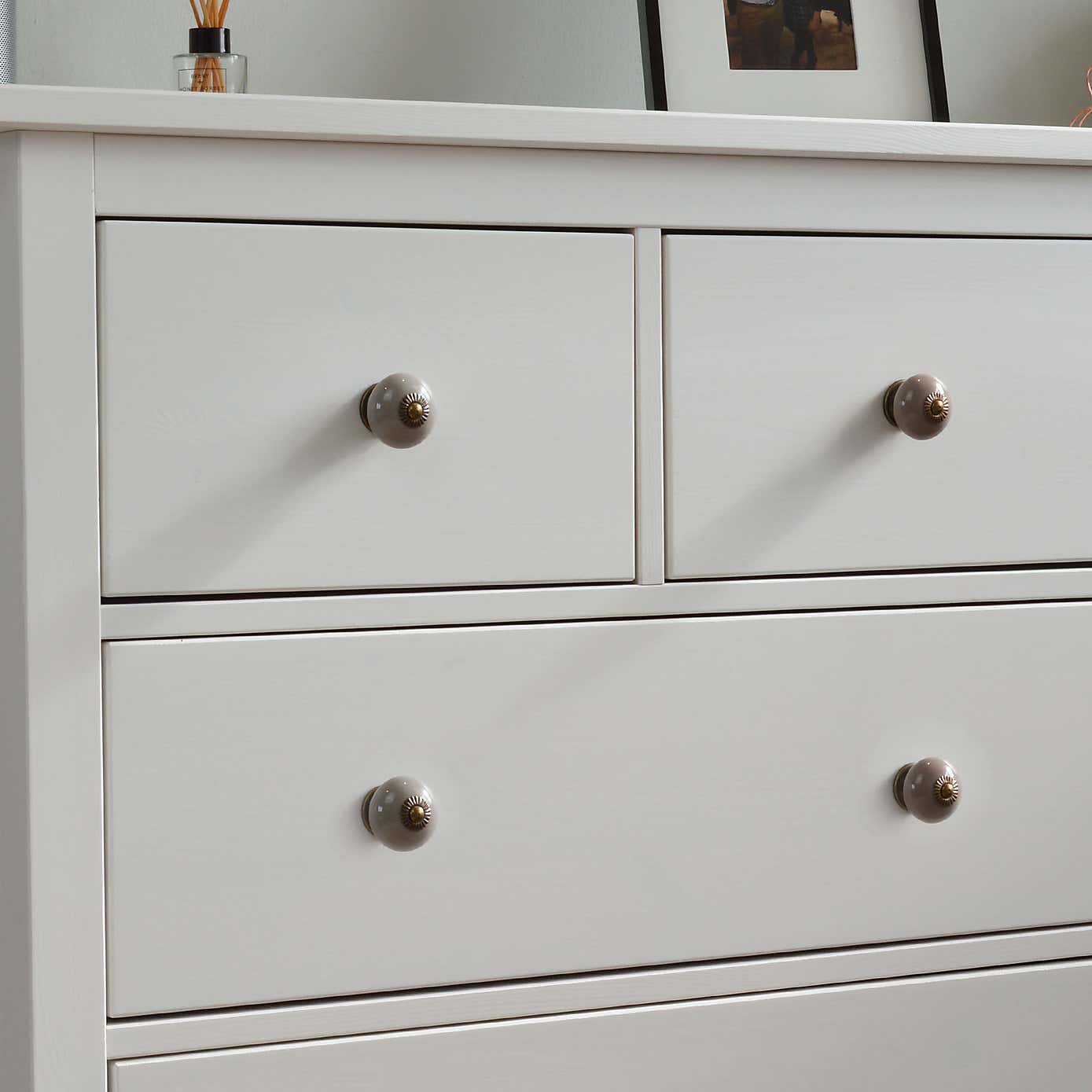 Pack of 6 Nicola Spring Round Drawer Knobs