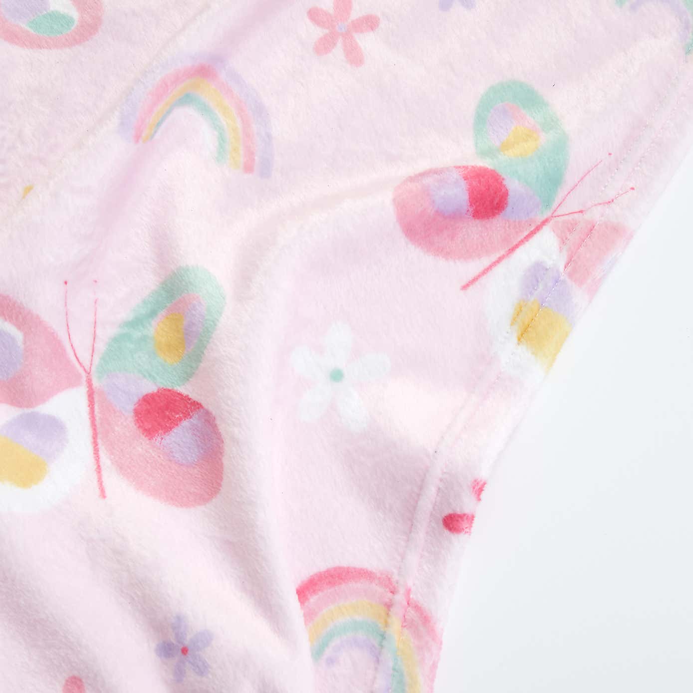 Painted Butterfly Fleece Blanket