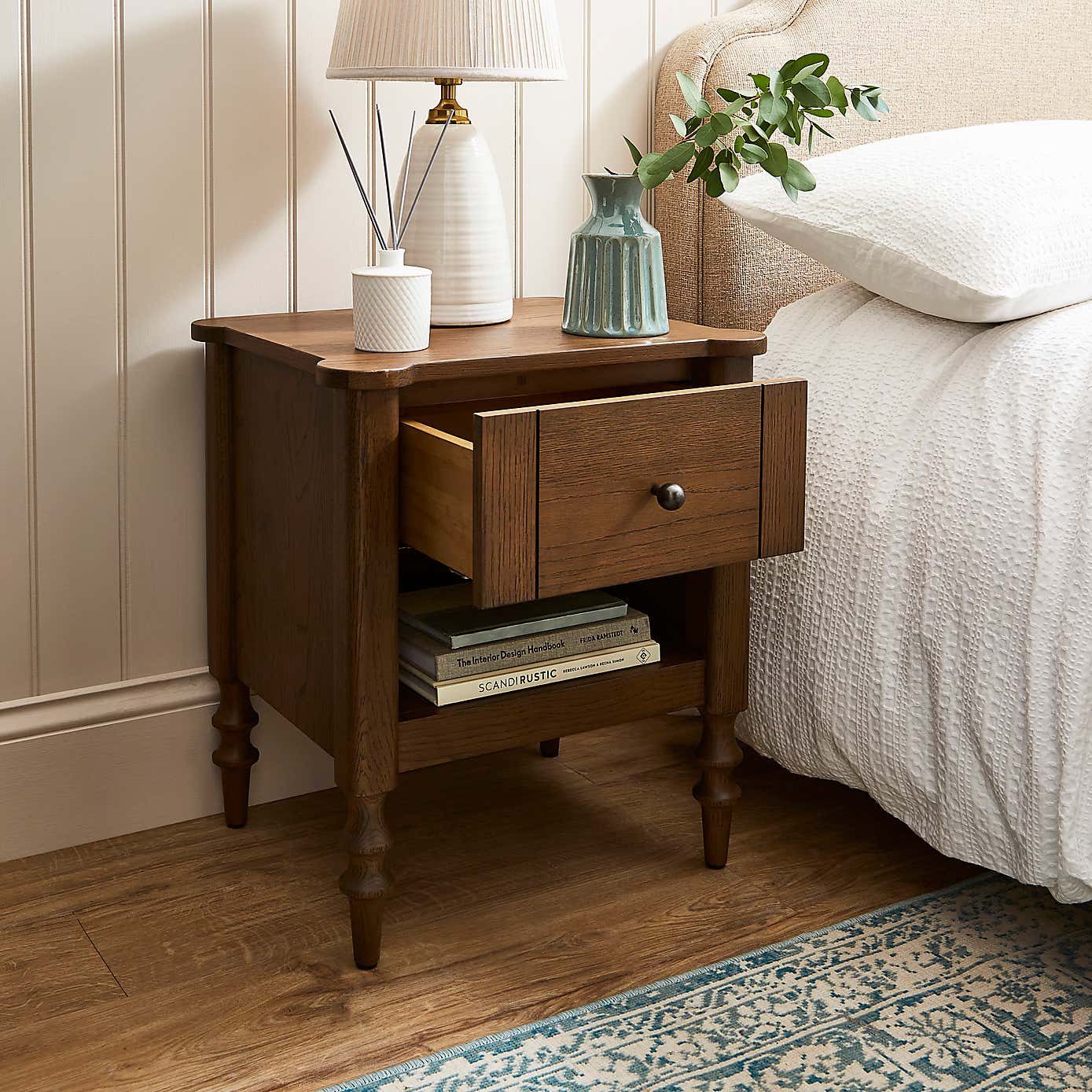 Ratcliffe 1 Drawer Bedside Table
