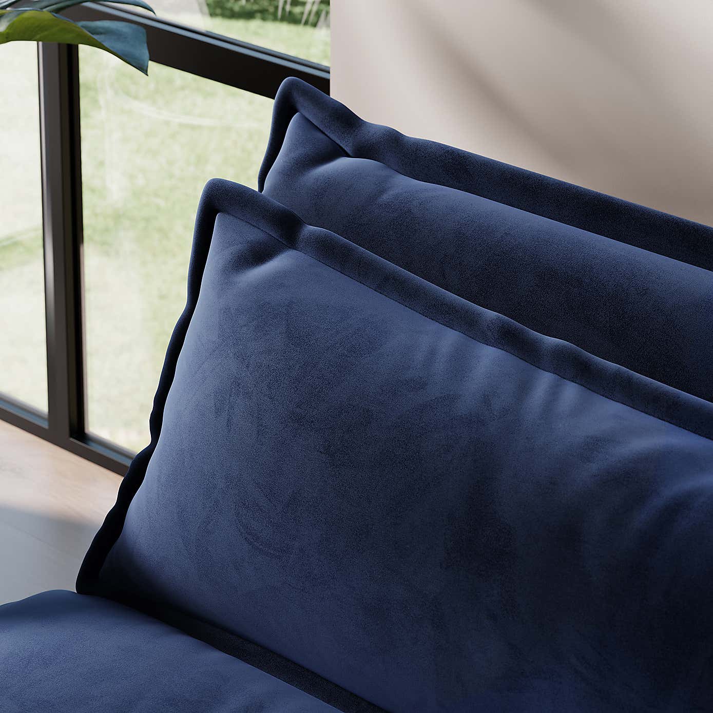 Jackson Velvet Foldable Single Sofa Bed