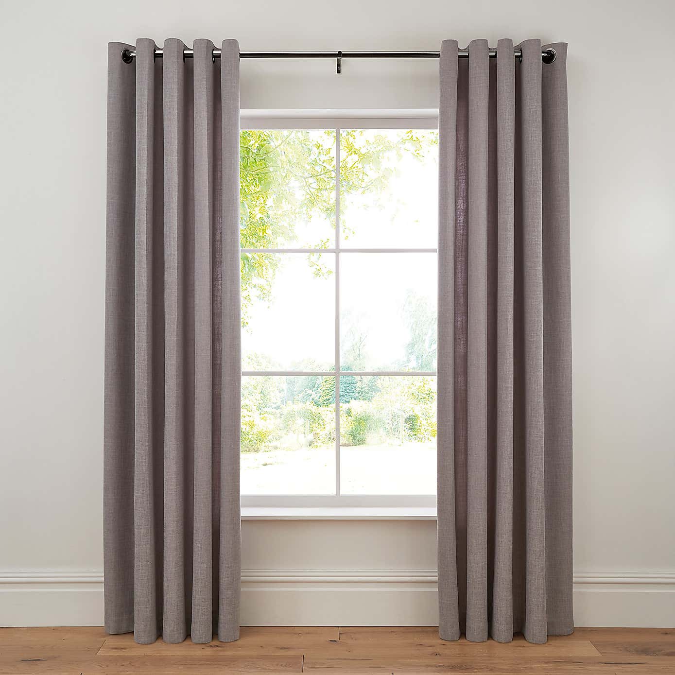 Room Darkening Blackout 25/28mm Metal Extendable Curtain Pole