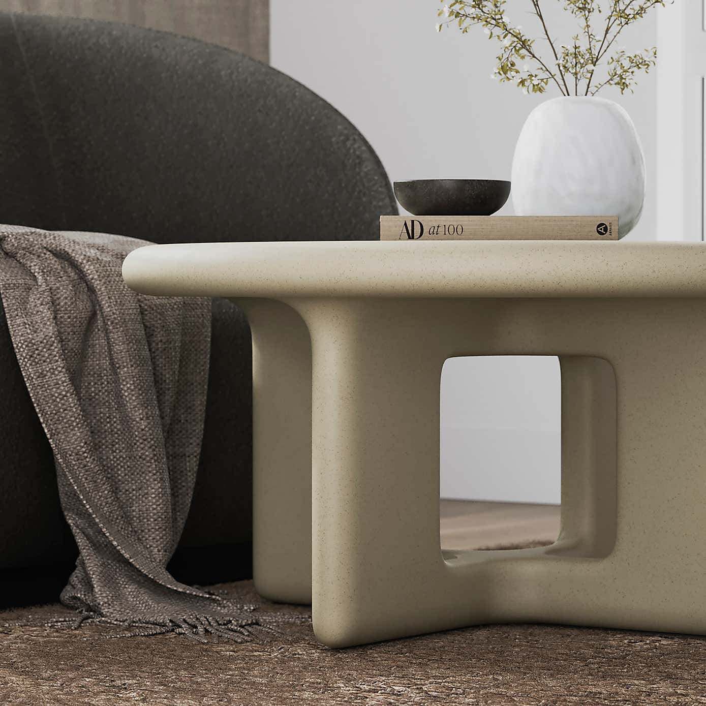 Rue Concrete Coffee Table