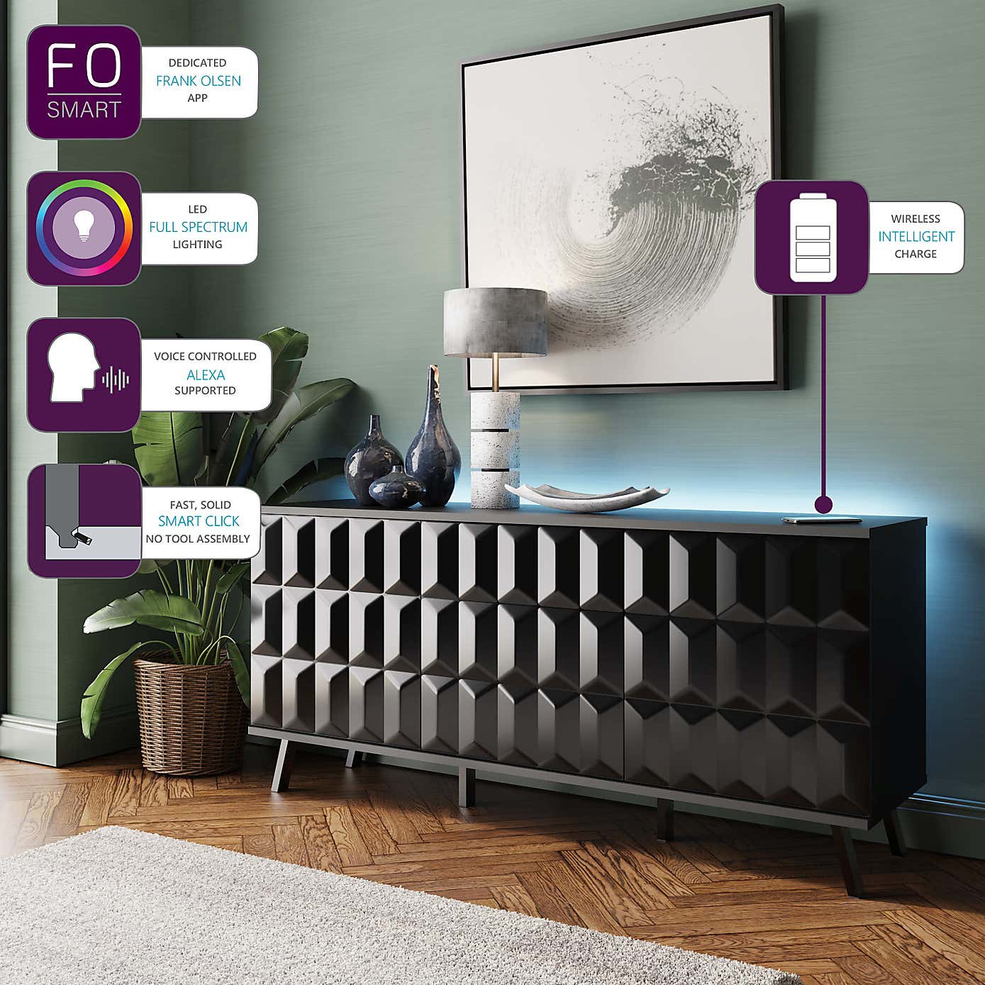 Elevate SMART LED Sideboard