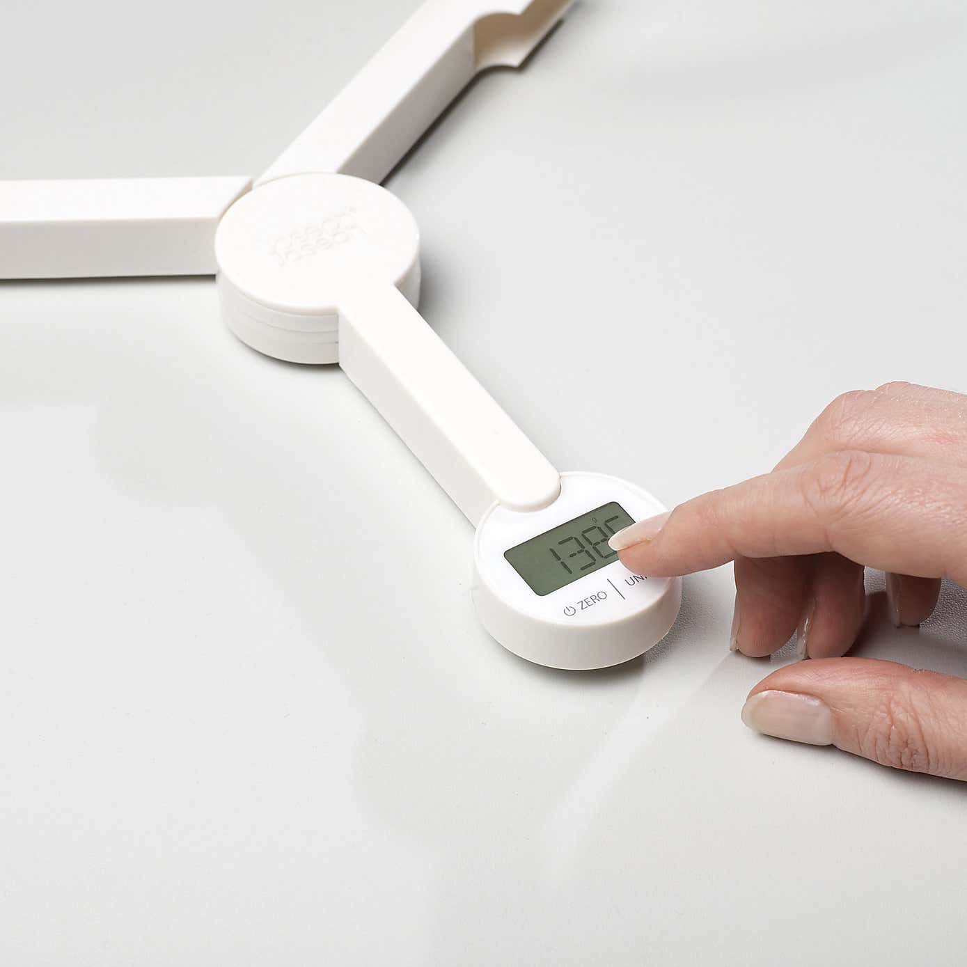 Joseph Joseph White Tri Kitchen Scale