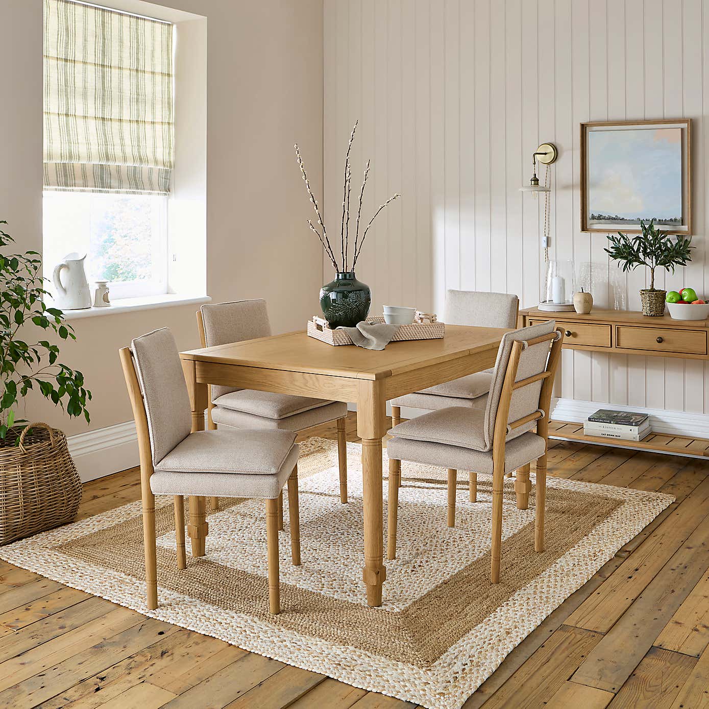Churchgate Walcote Square Extending Dining Table