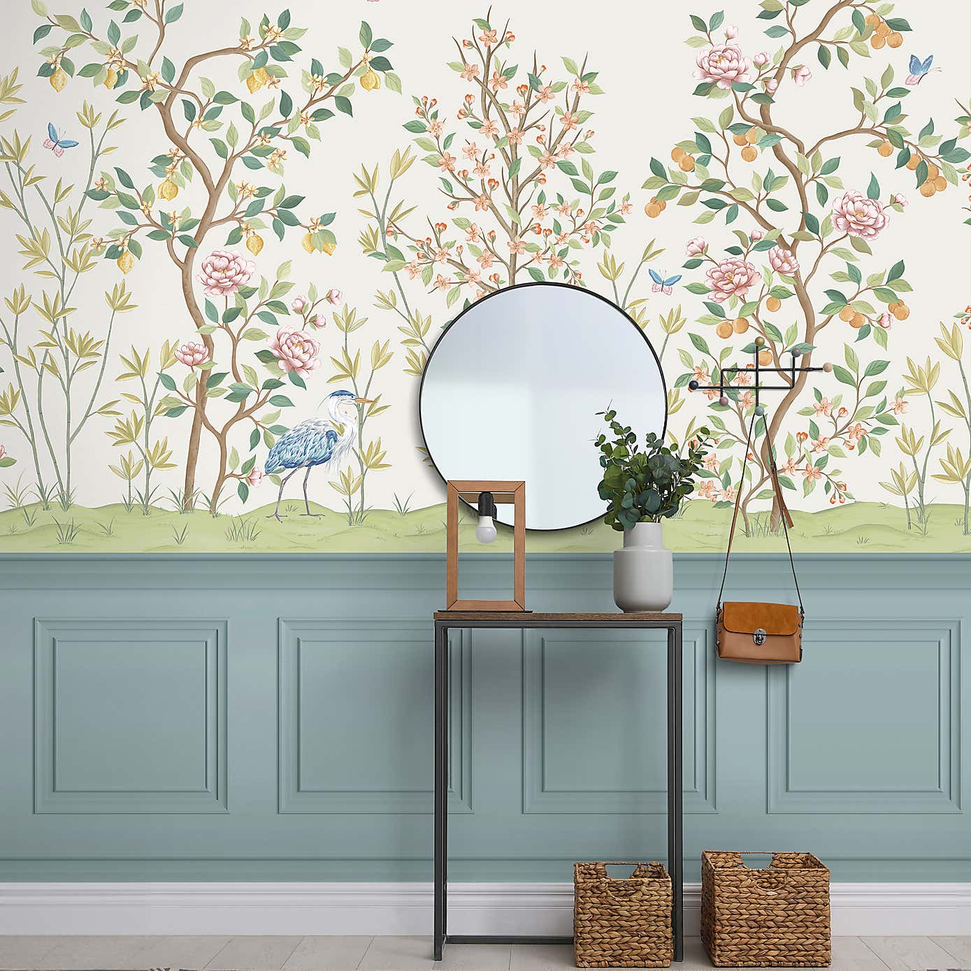 Chinoiserie Panelling Wall Mural