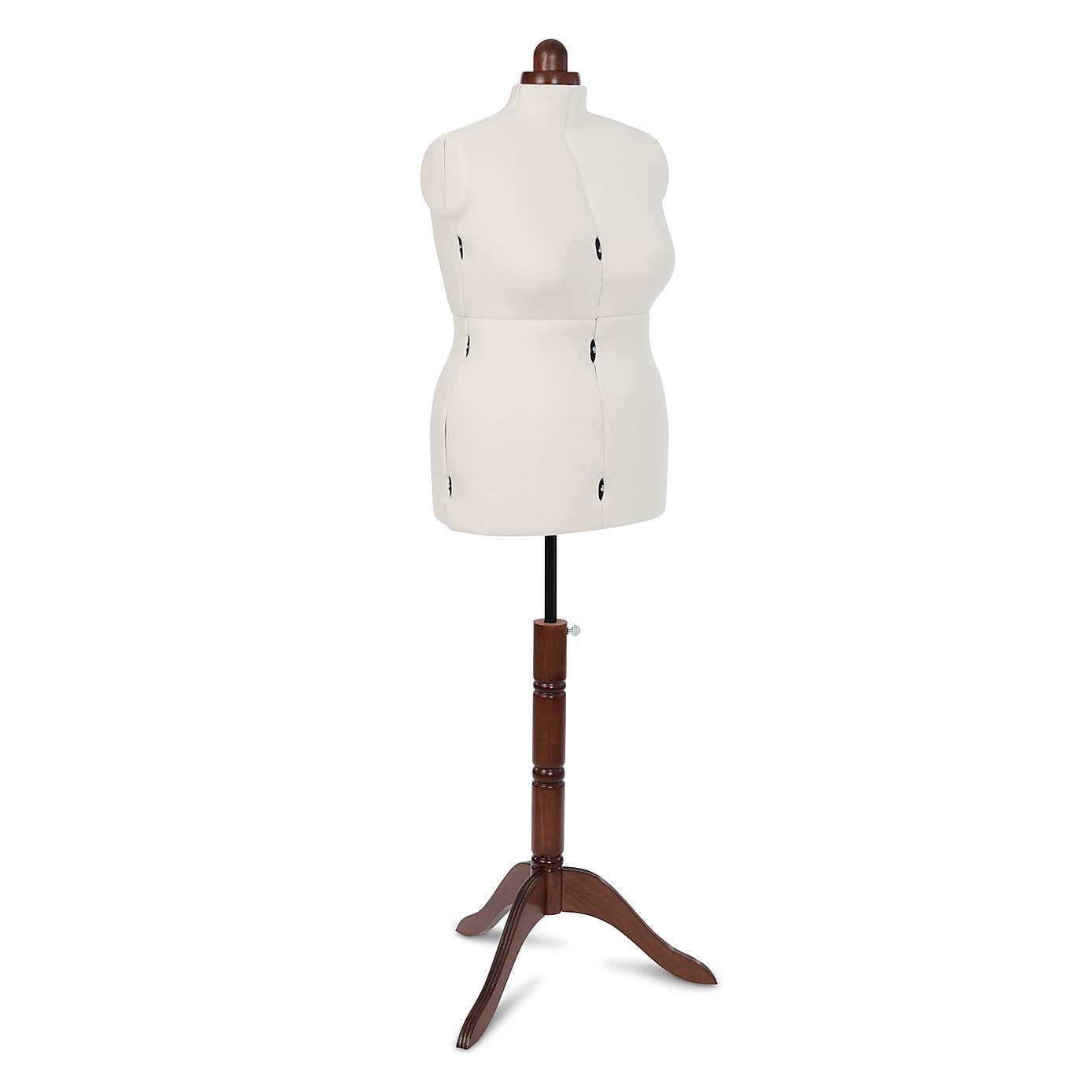 Lady Valet Ecru Adjustale Dress Form