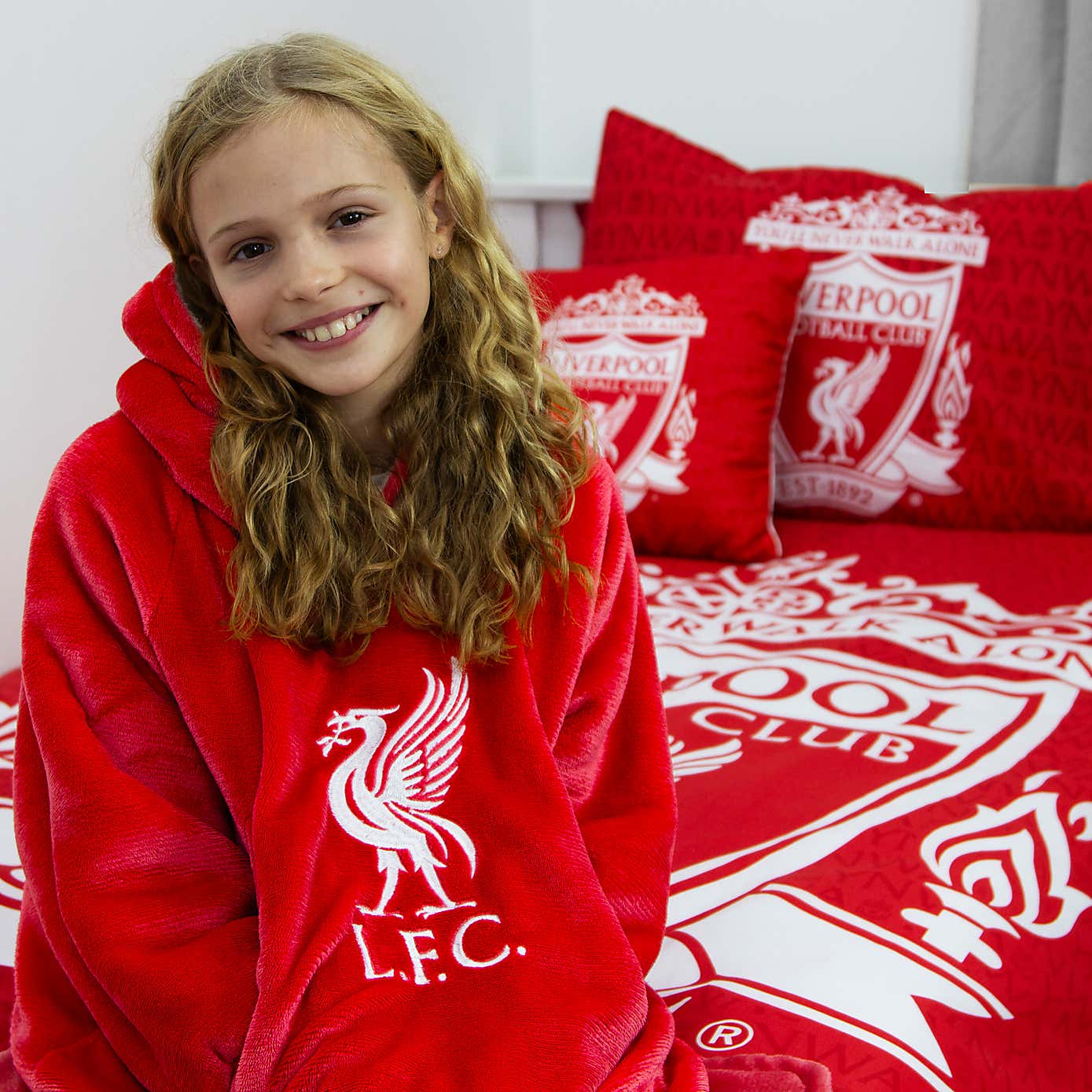 Liverpool Redout Hooded Wearable Fleece