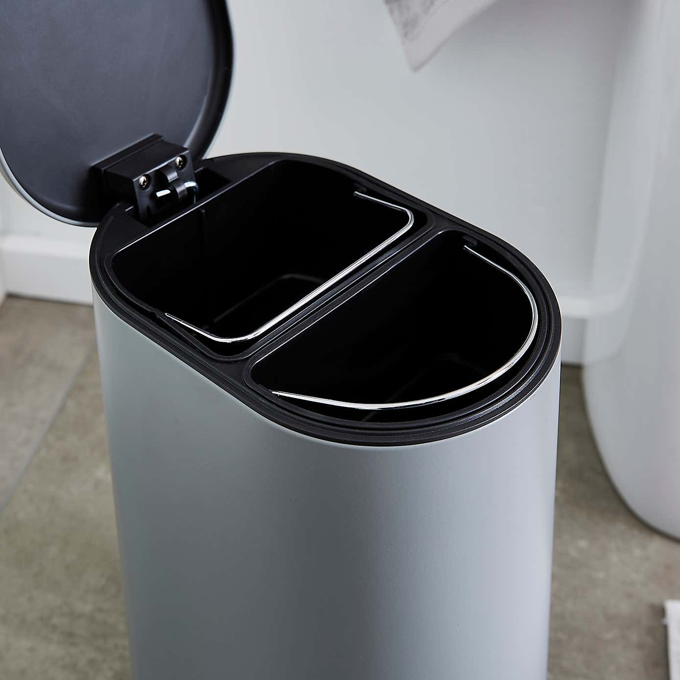 Narrow Recycling Bin