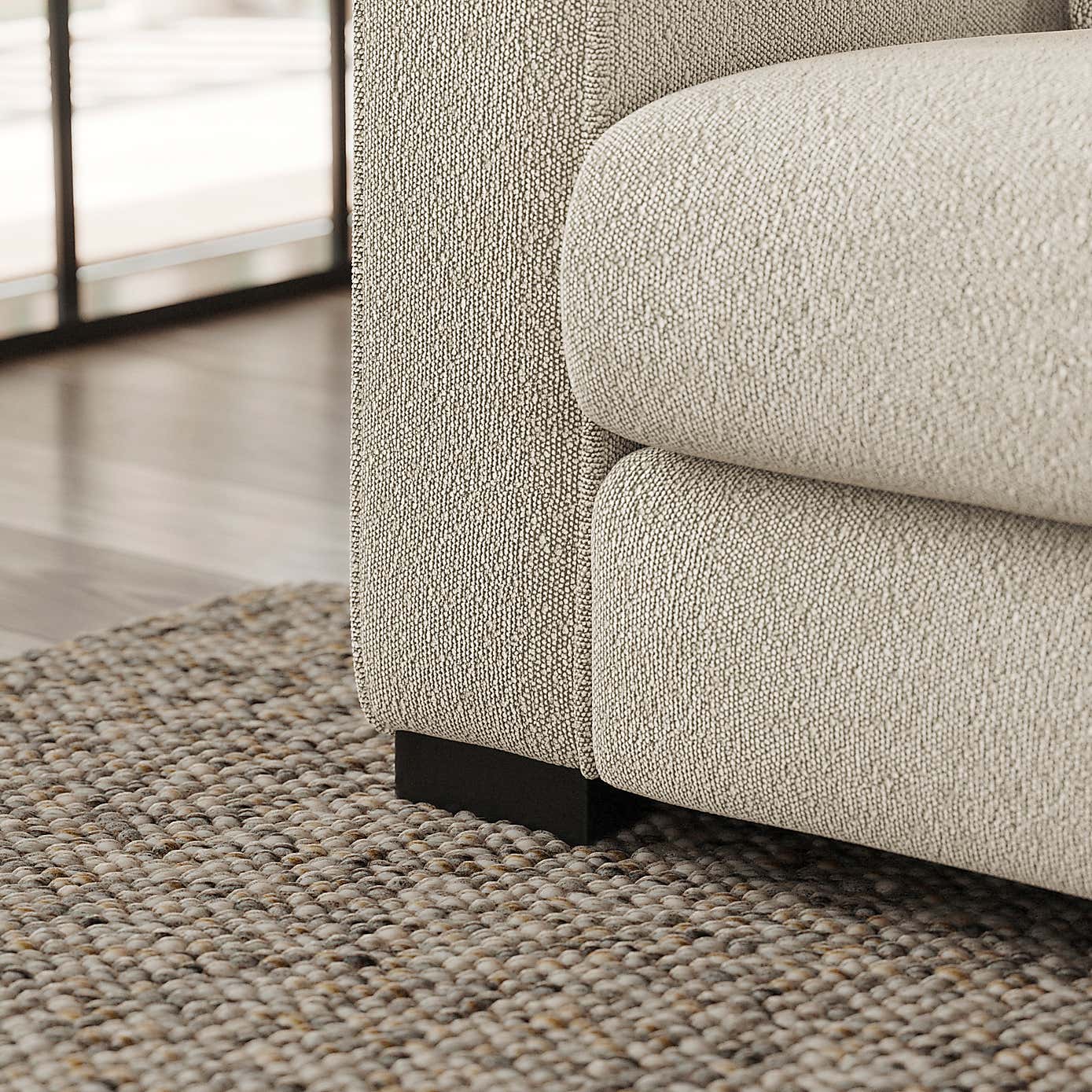 Carson Tonal Boucle 2 Seater Sofa