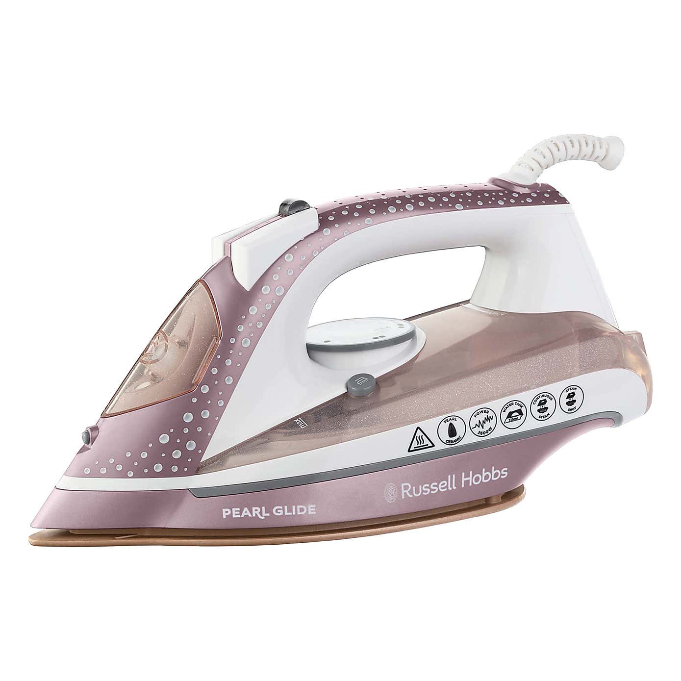 Russell Hobbs Pearl Glide Rose Iron