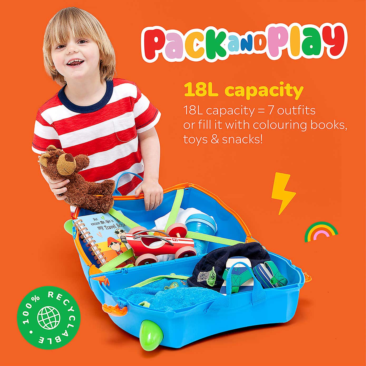 Trunki Terrance Ride On Suitcase