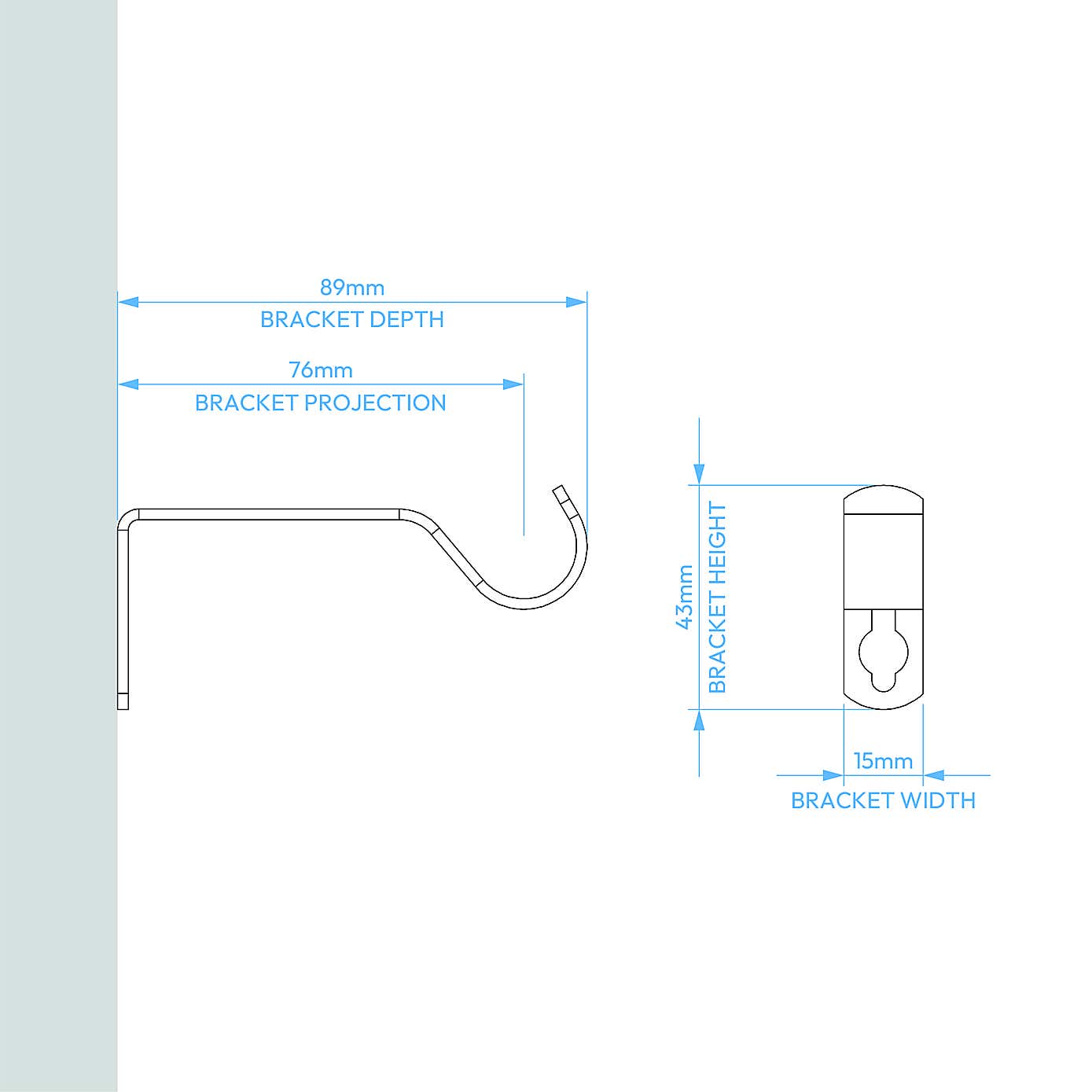 Barrel Metal Extendable Eyelet Curtain Pole 16/19mm