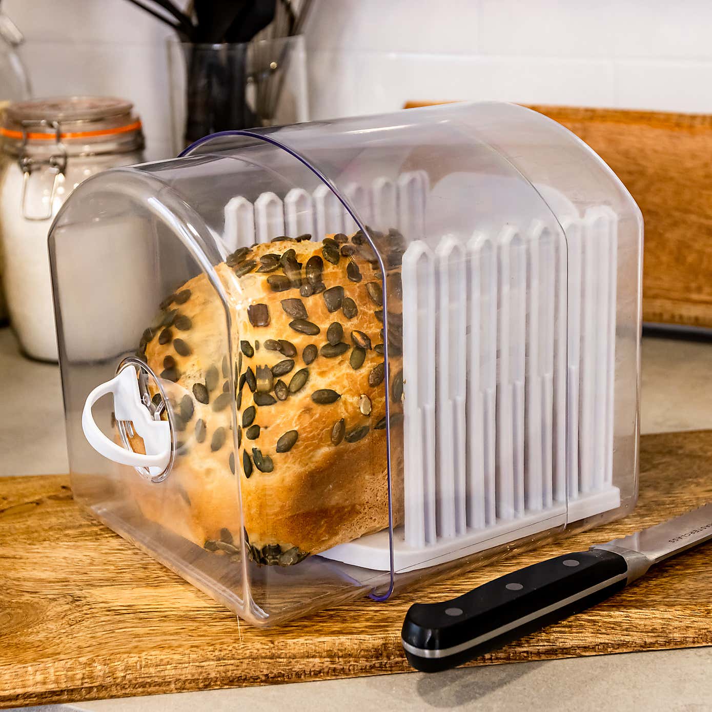 KitchenCraft Expandable Plastic Bread Bin