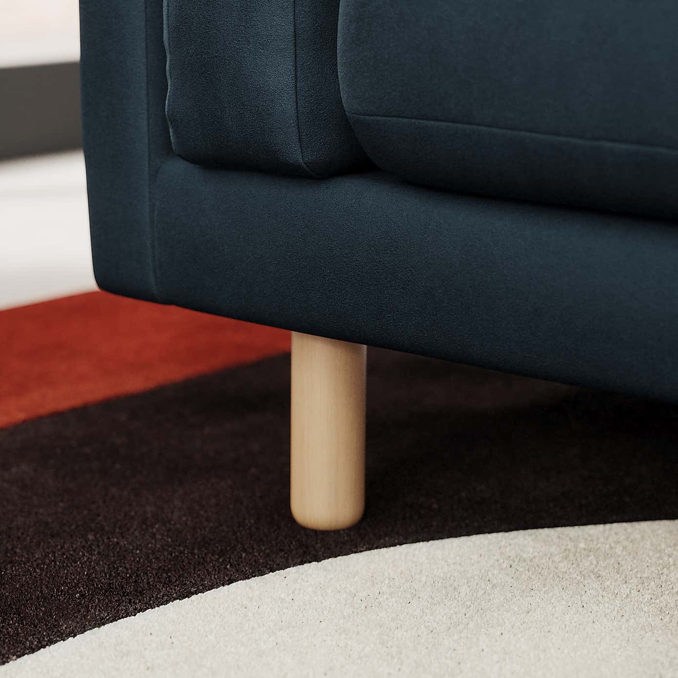 Newton Matte Plush Velvet Snuggle Chair