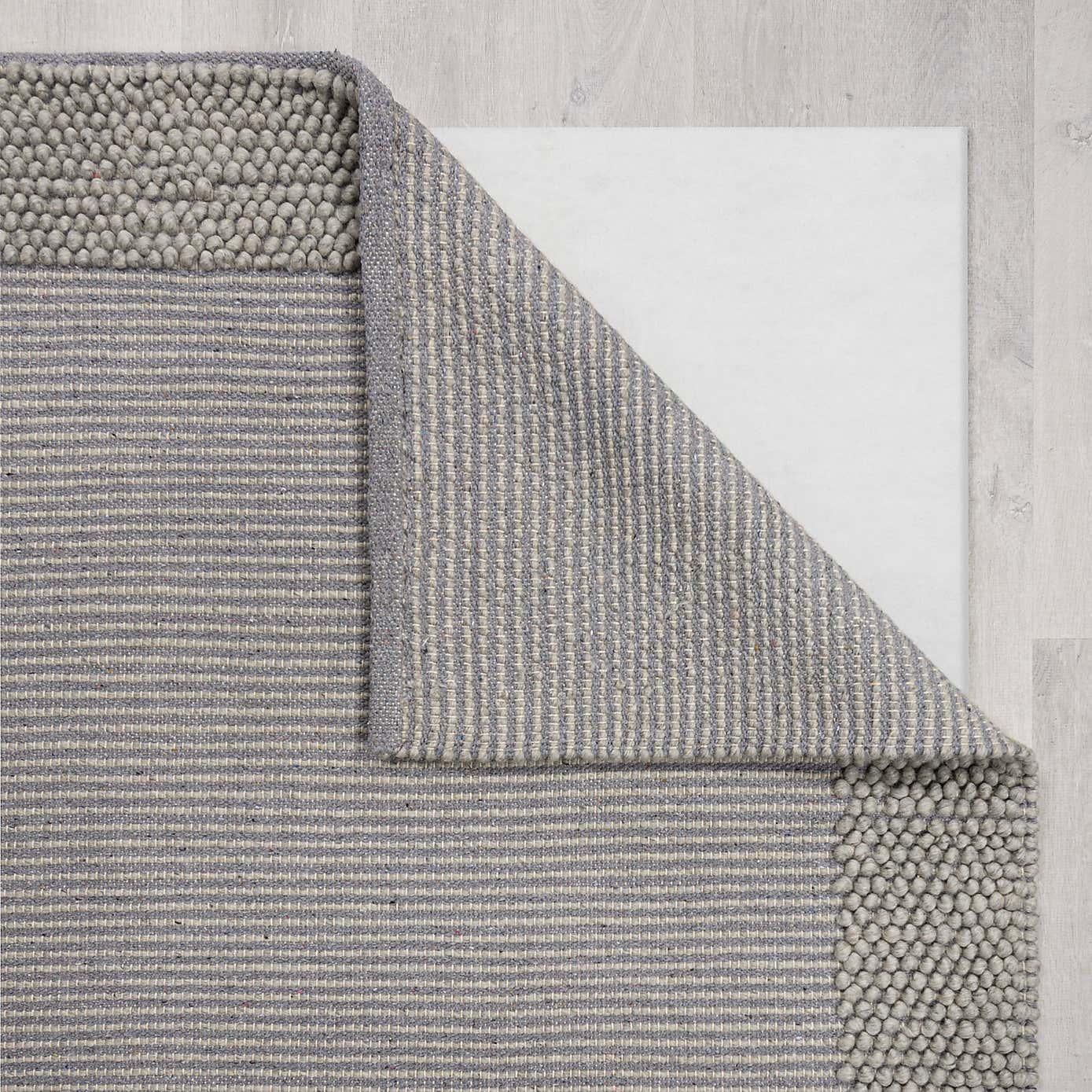 Pebble Wool Border Rug