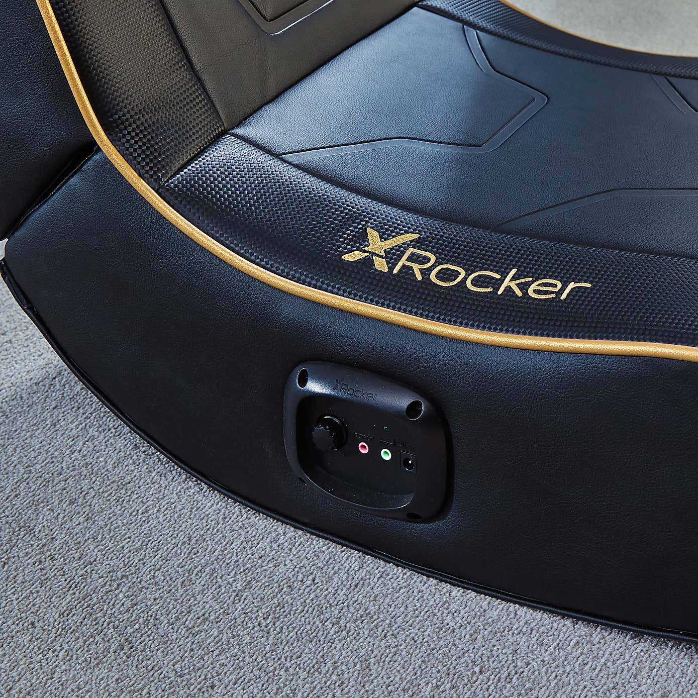 X Rocker Shadow 2.0 Stereo Audio Floor Rocker Gaming Chair